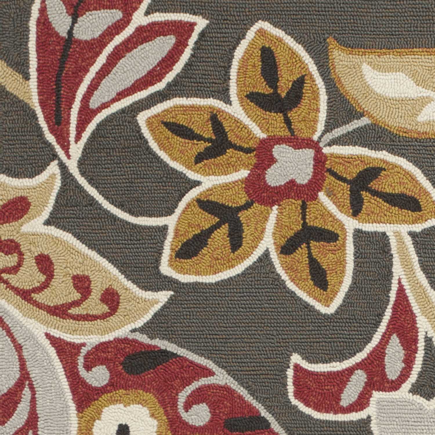 3' X 5' Taupe Hand Tufted Area Rug - Image 5
