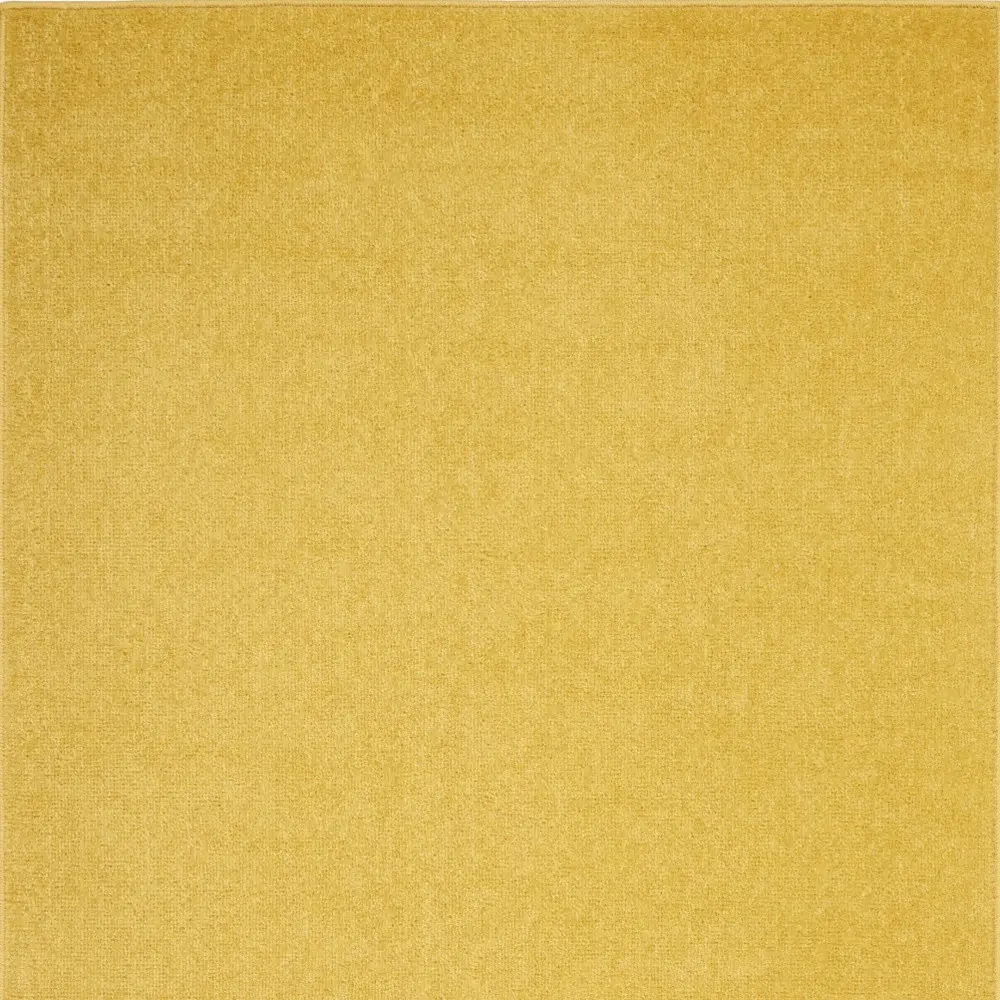 3' X 5' Yellow Non Skid Indoor Outdoor Area Rug - Image 4