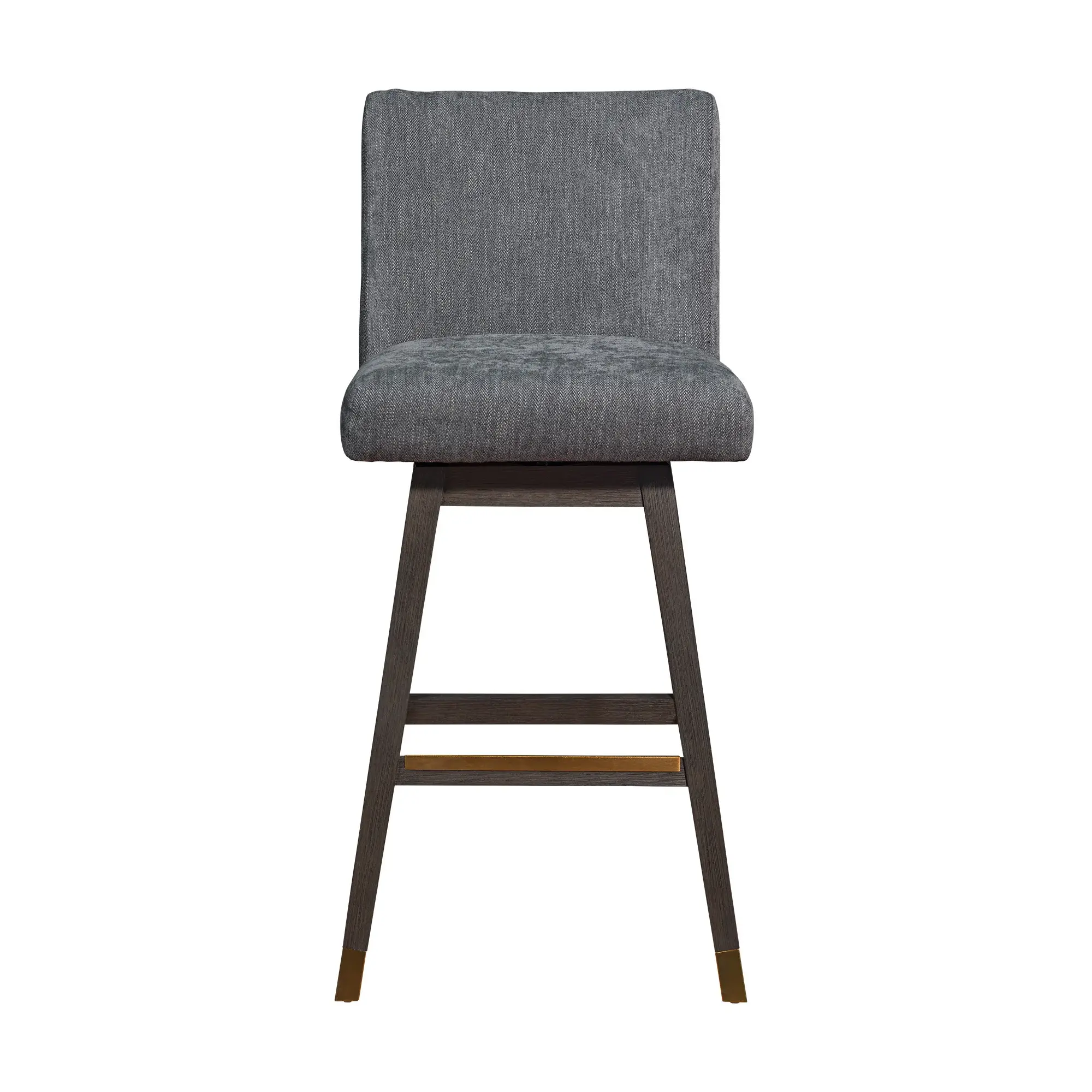 30" Solid Wood Swivel Bar Height Bar Chair - Image 4