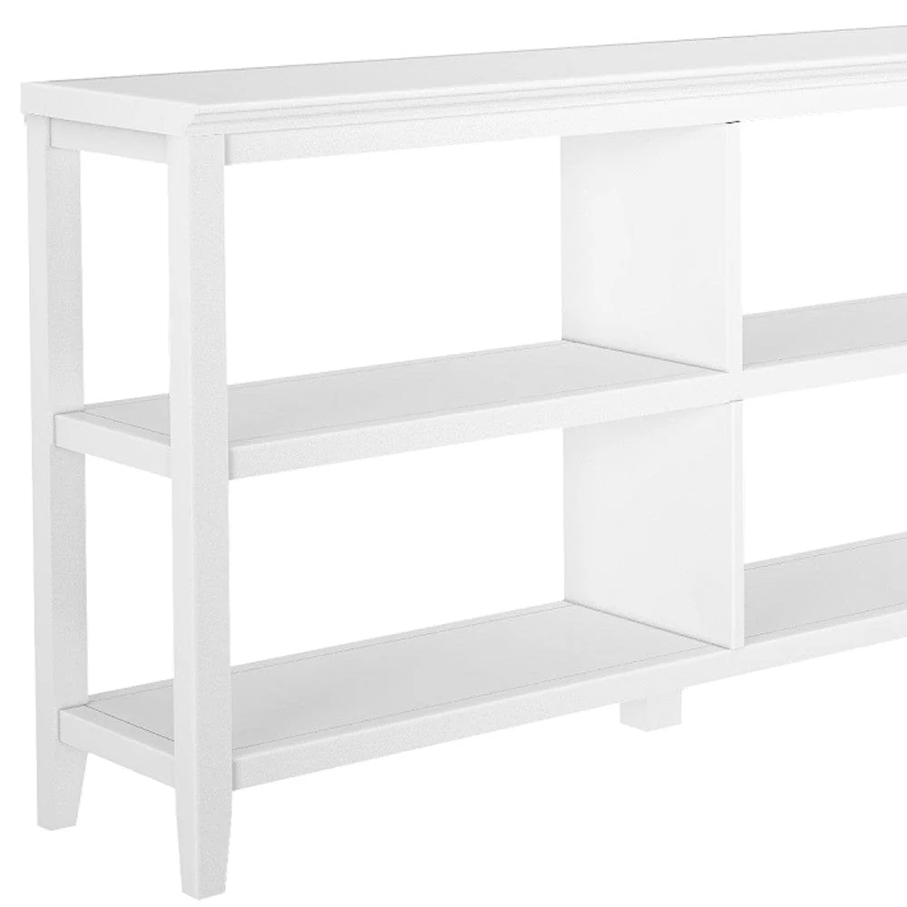 30" White Open Bookcase With Two Shelves - Image 4