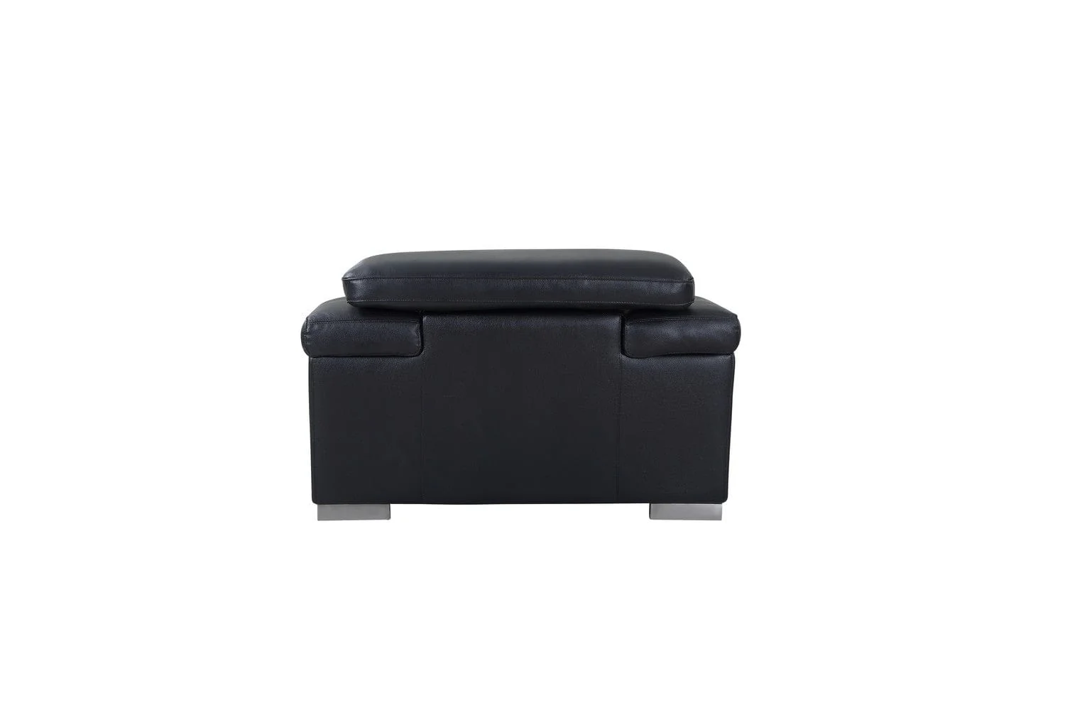 31" To 39" Black Modern Leather Chair - Image 5