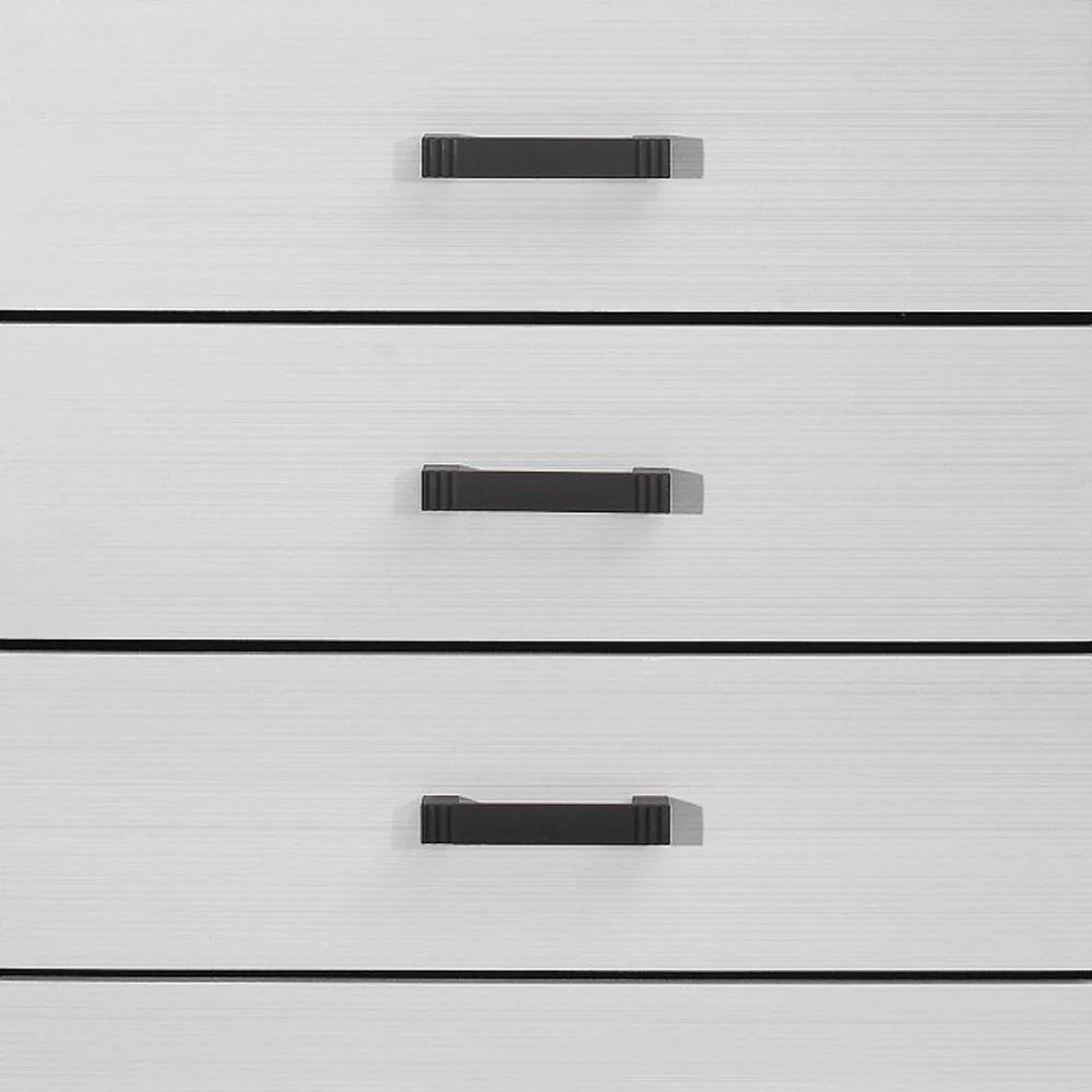 31" White Wood Five Drawer Standard Chest - Image 4