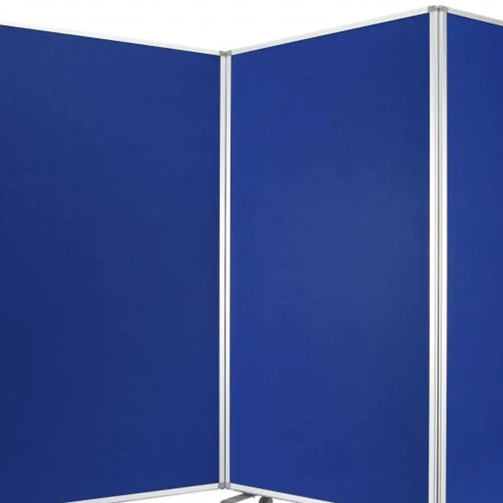 318" X 1" X 71" Blue, Metal, 9 Panel, Screen - Image 3