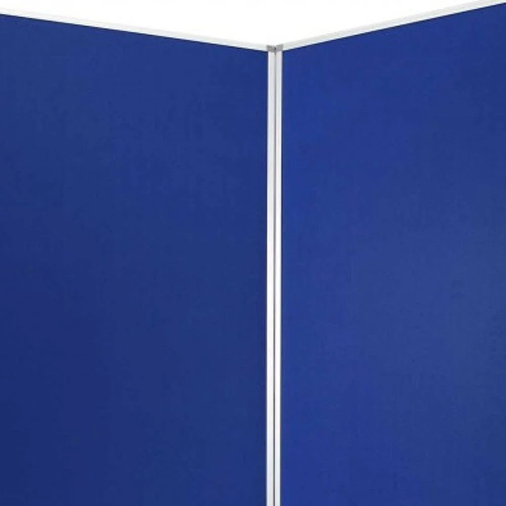 318" X 1" X 71" Blue, Metal, 9 Panel, Screen - Image 4