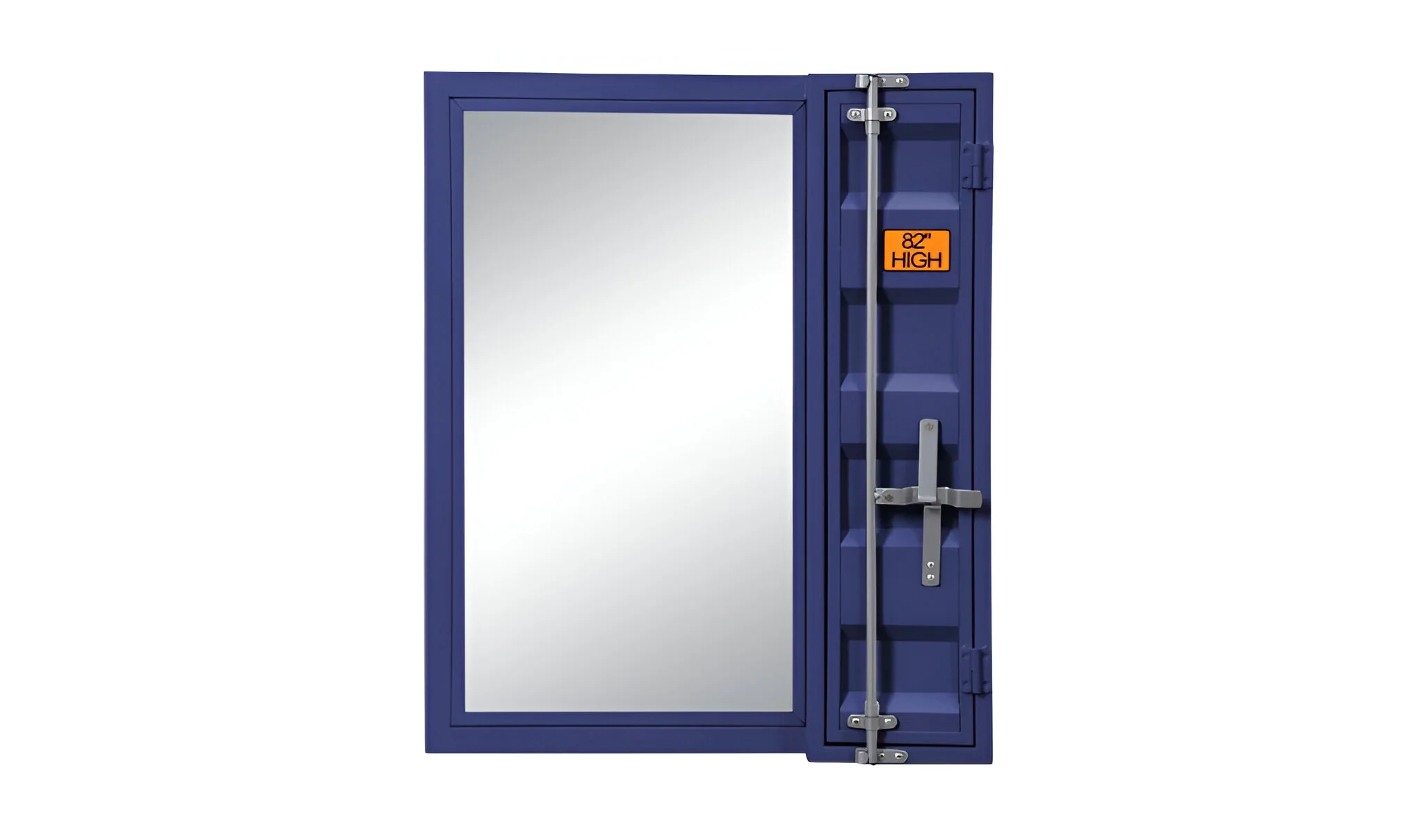 32" Blue Finish Dresser Mirror - Image 2