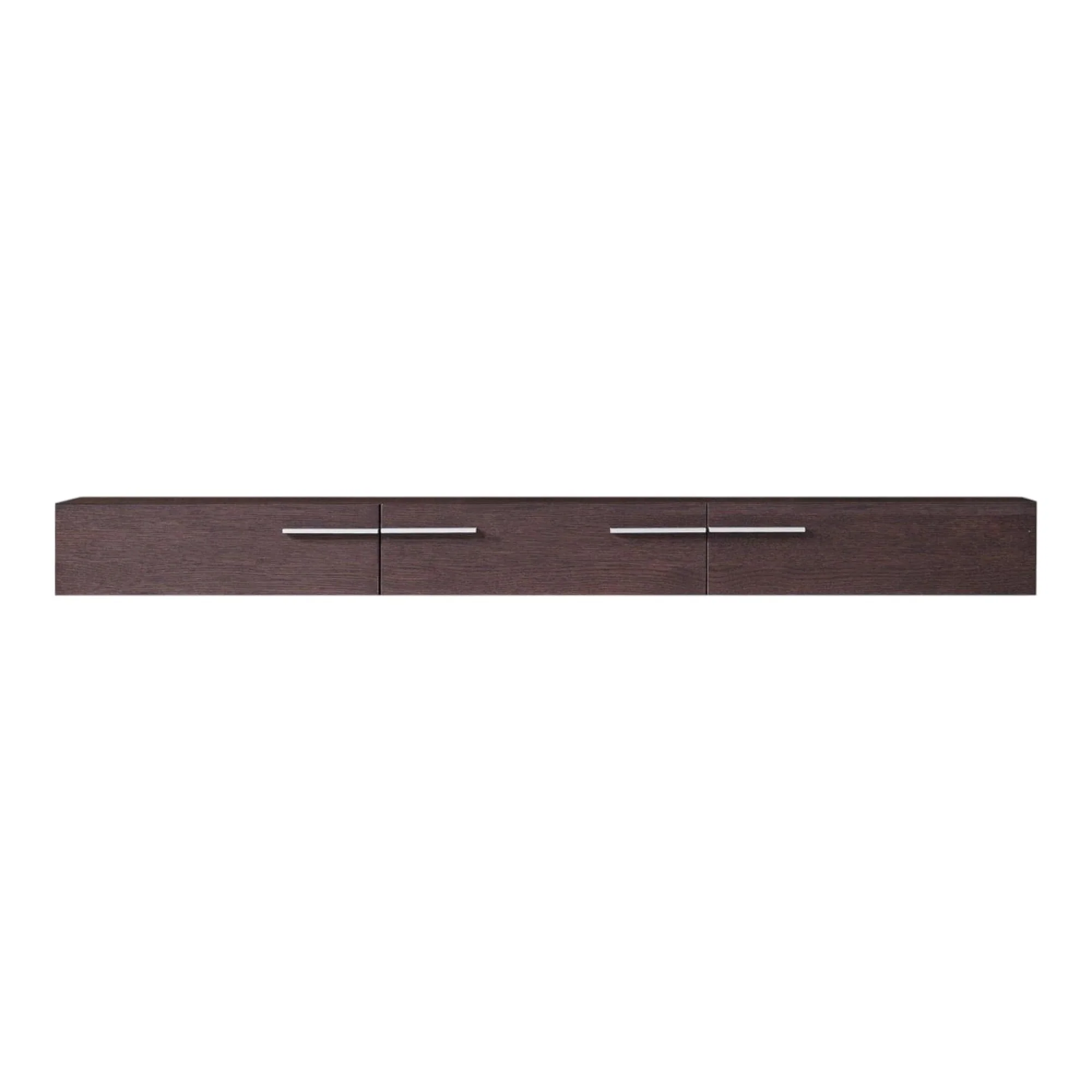 32" Brown Veneer And Glass Buffet - Image 3