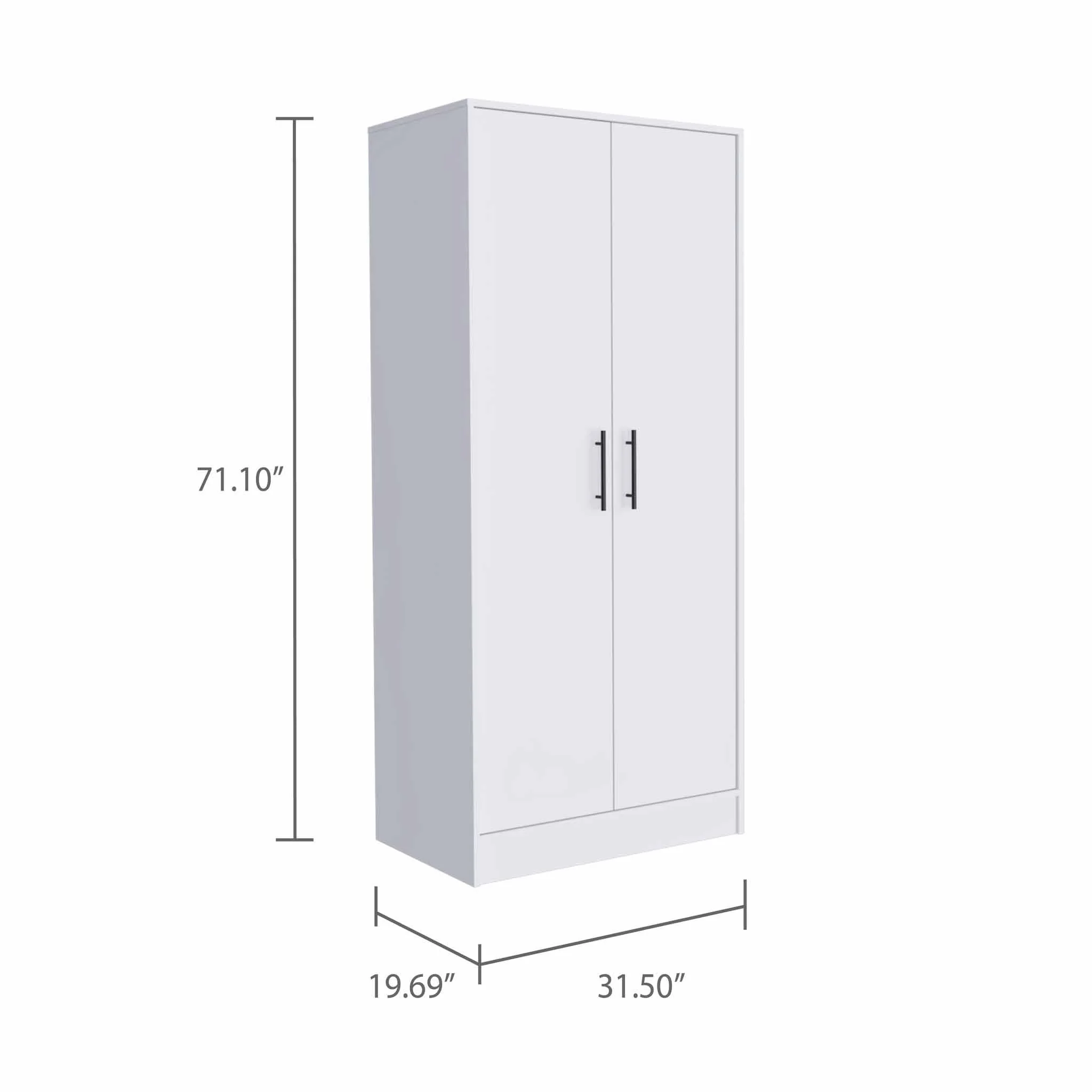 32" White Single Drawer Dresser - Image 9