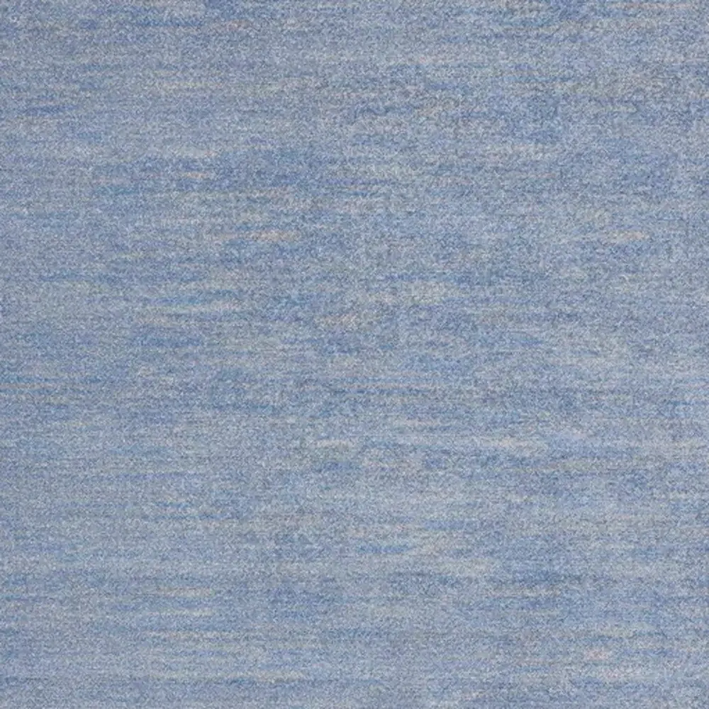 5' X 5' Blue And Grey Square Striped Non Skid Indoor Outdoor Area Rug - Image 4