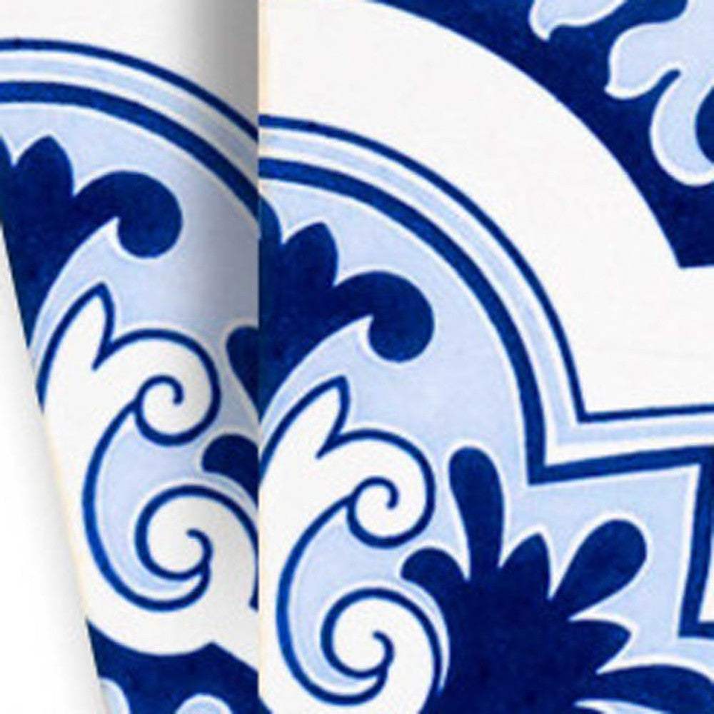 5" X 5" Blue Mia Gia Peel And Stick Removable Tiles - Image 2