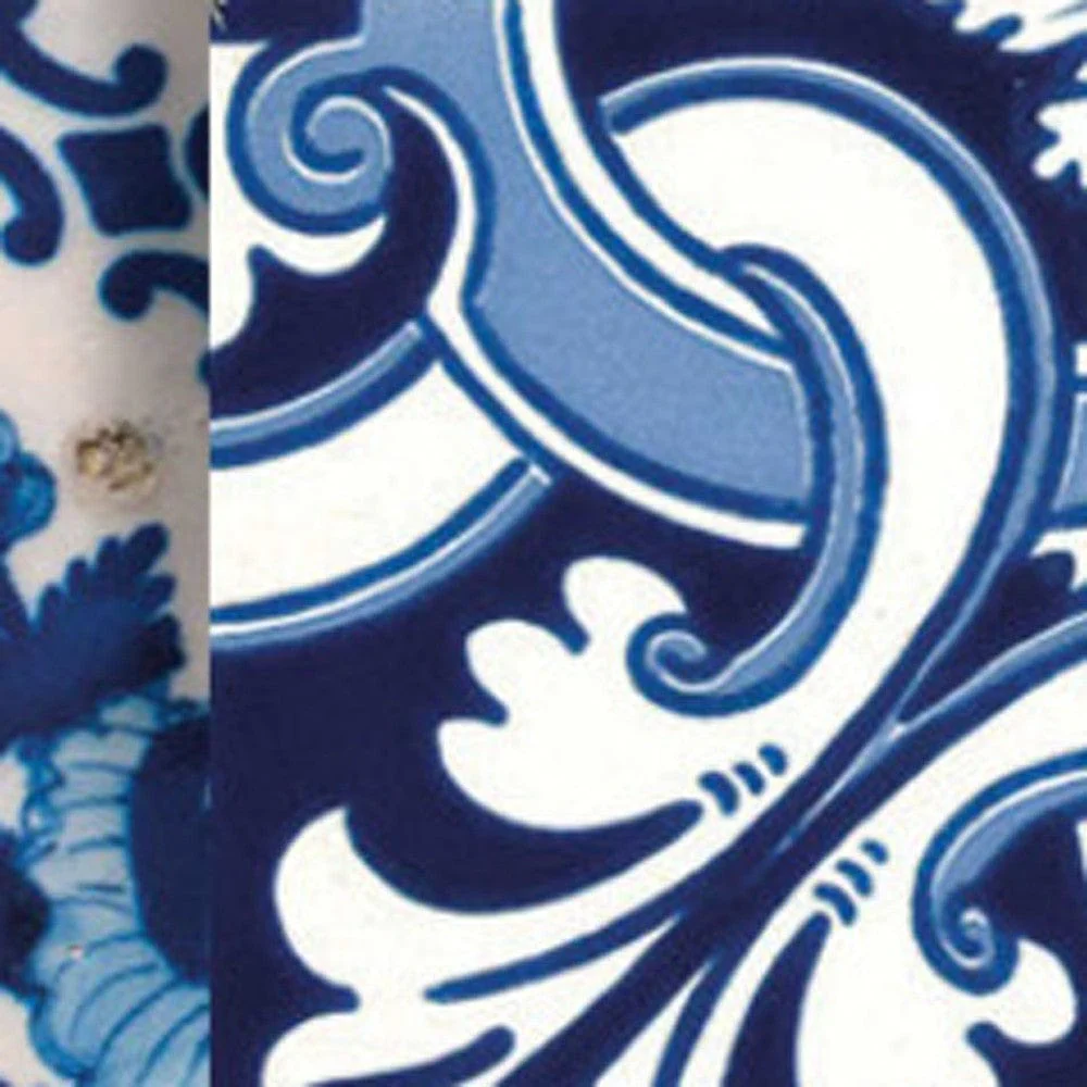 5" X 5" Blue Multi Mosaic Peel and Stick Tiles - Image 2