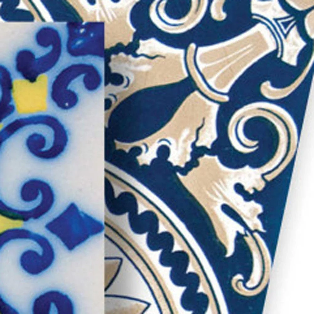 5" X 5" Blue Yellow Julia Peel and Stick Tiles - Image 2