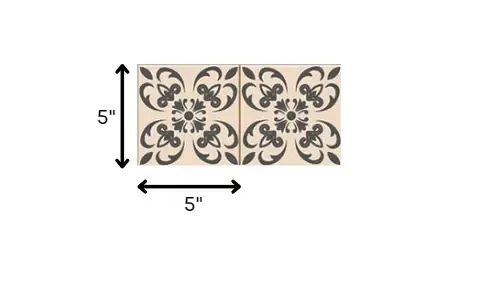 5" X 5" Charcoal Orchid Peel And Stick Removable Tiles - Image 9