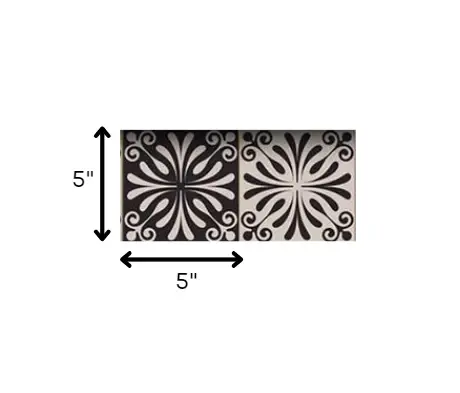 5" X 5" Cinnamon Swirl Peel And Stick Removable Tiles - Image 9