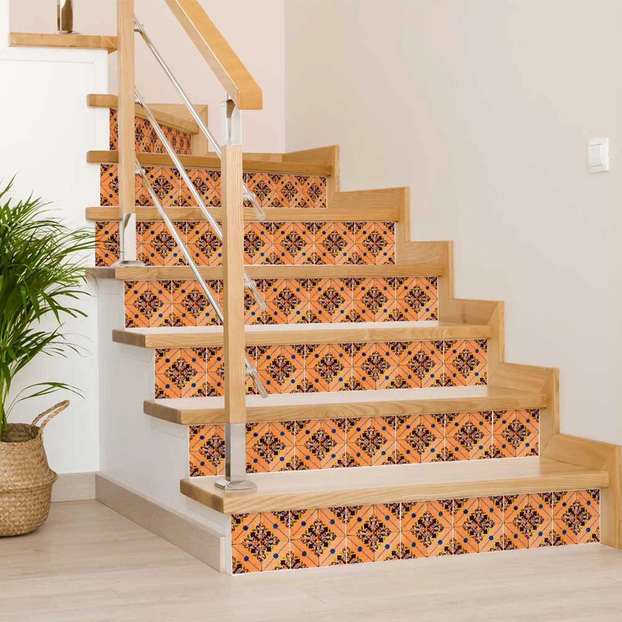 5" X 5" Golden Rio Removable Peel and Stick Tiles - Image 6