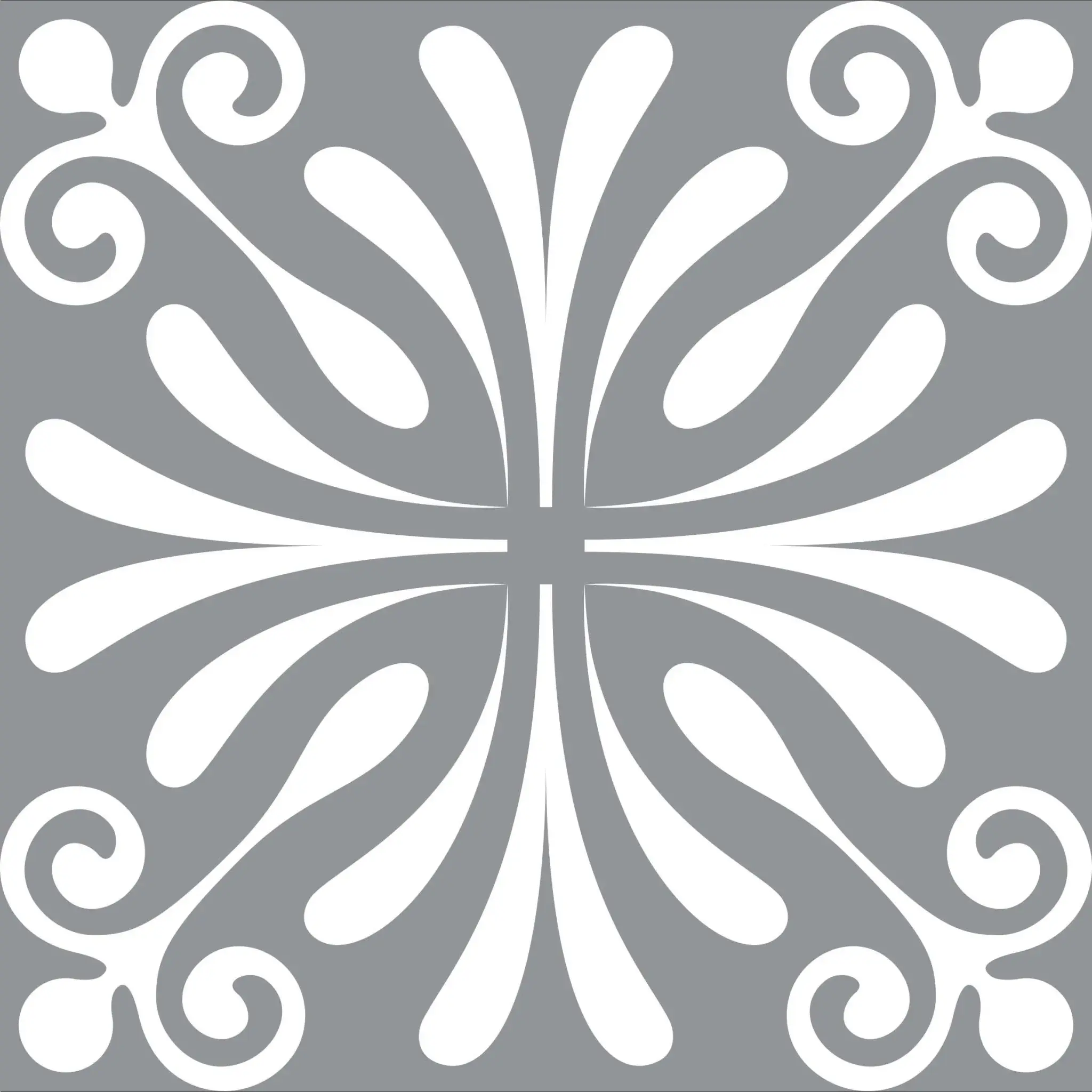 5" X 5" Gray And White Spire Peel And Stick Removable Tiles - Image 8