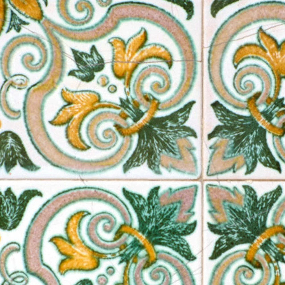 5" X 5" Green Yellow Melo Peel and Stick Tiles - Image 2