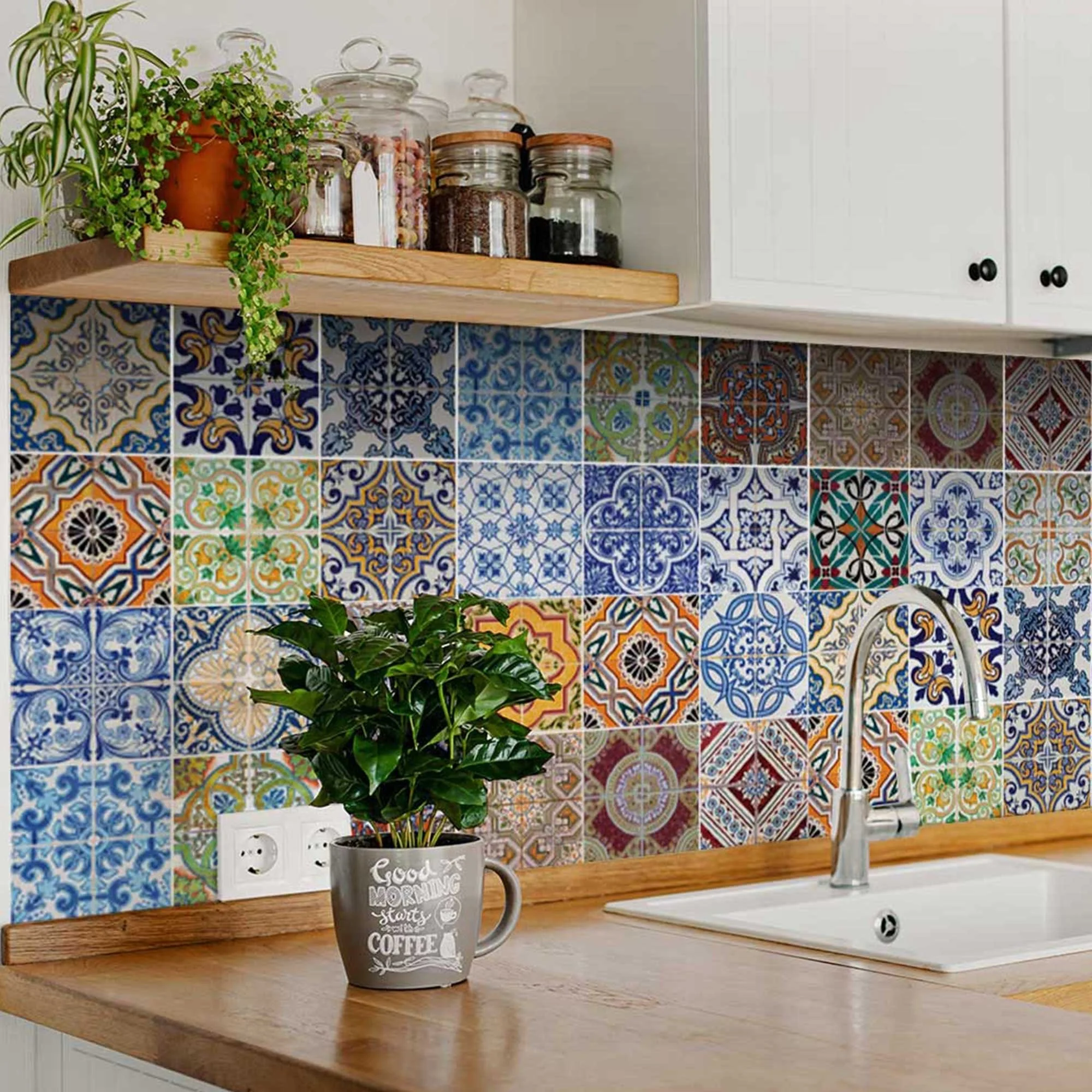 5" X 5" Kyla Mutli Mosaic Peel and Stick Tiles - Image 3