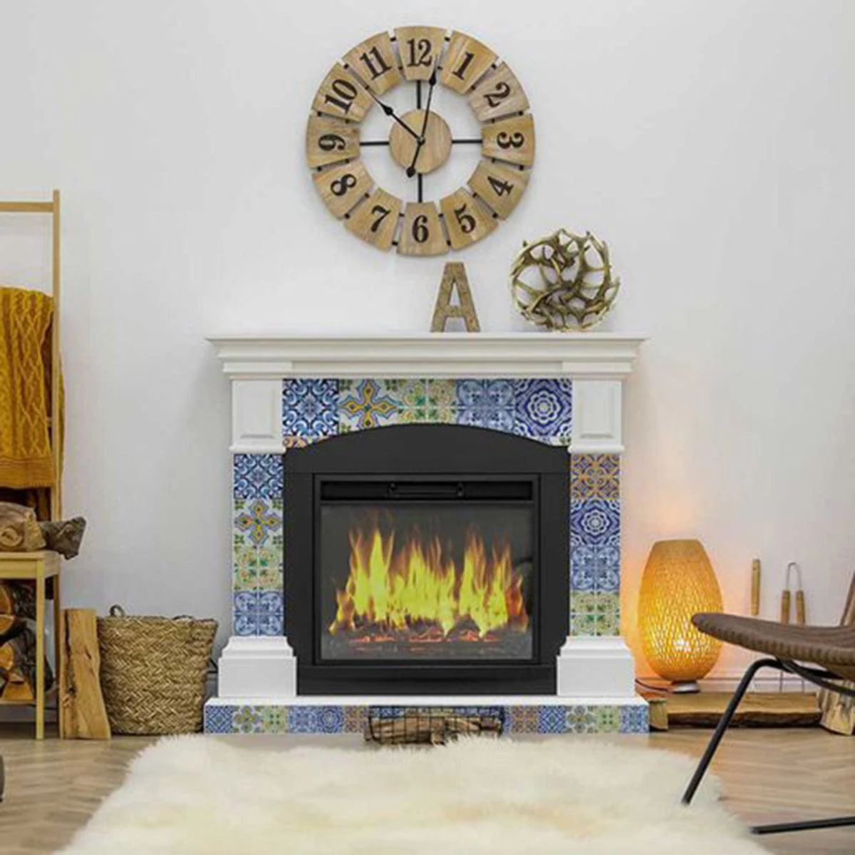 5" X 5" Lima Multi Mosaic Peel and Stick Tiles - Image 8