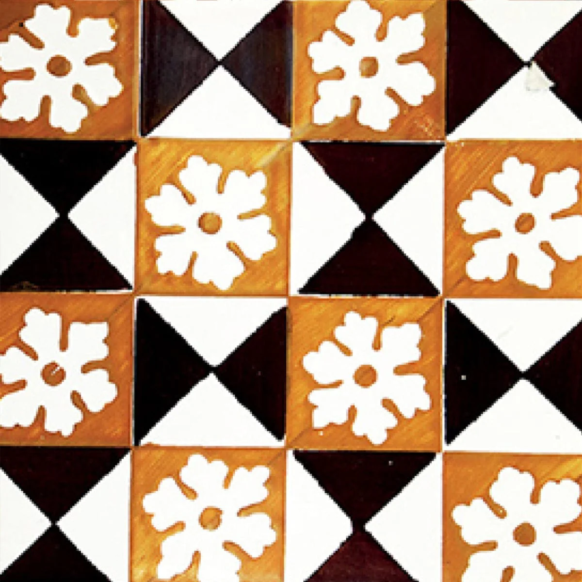 5" x 5" Mini Snowflakes and Squares Peel and Stick Removable Tiles - Image 2