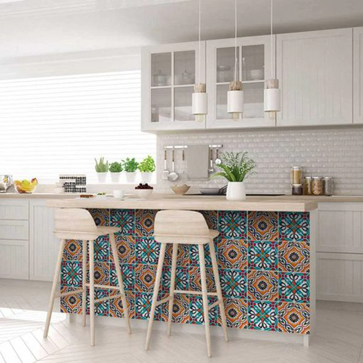 5" X 5" Terra Agra Peel And Stick Removable Tiles - Image 9