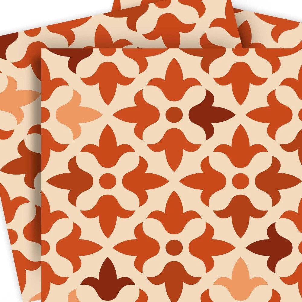 5" X 5" Terra Cotta Tango Peel and Stick Tiles - Image 3