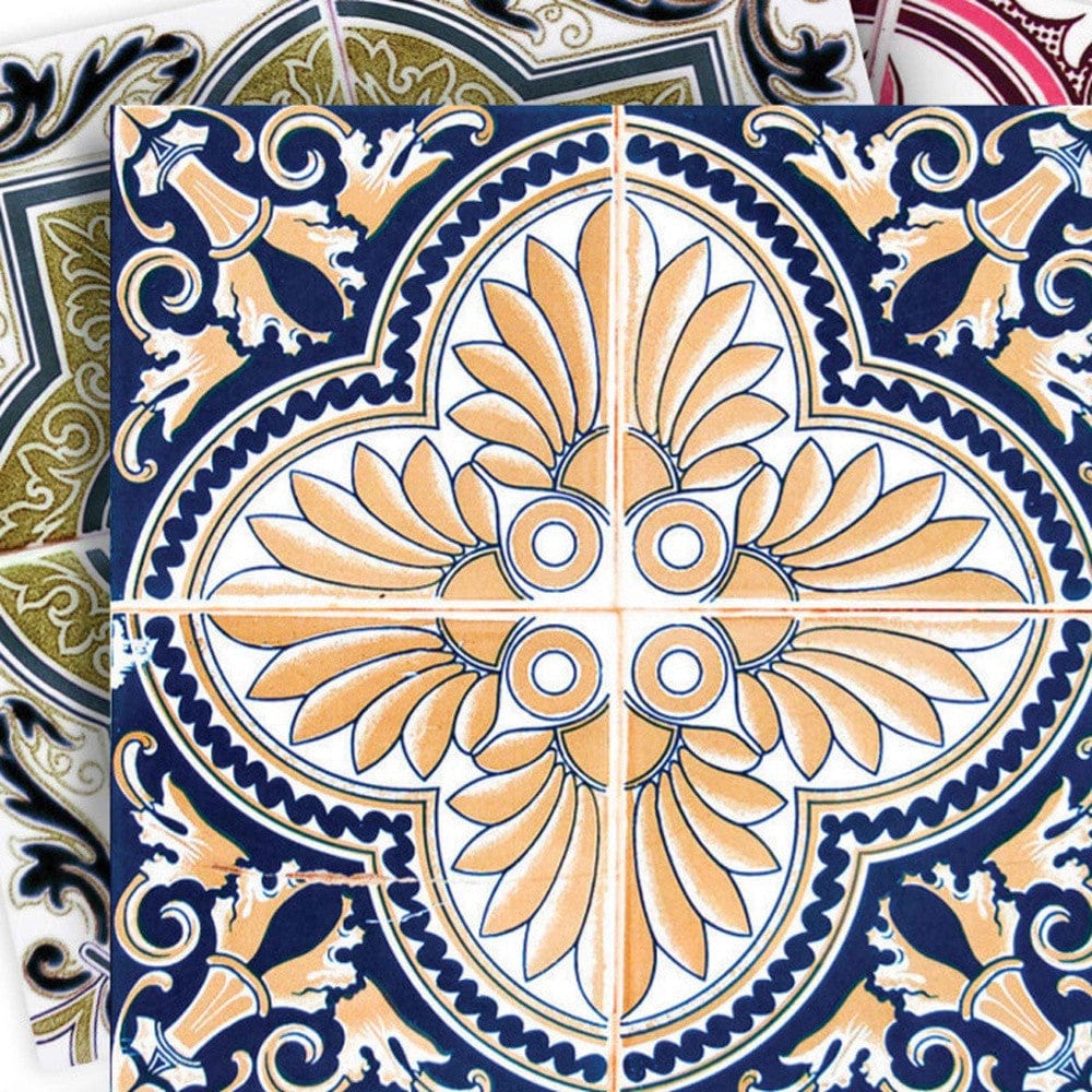 5" X 5" Vintage Multi Removable Peel and Stick Tiles - Image 4