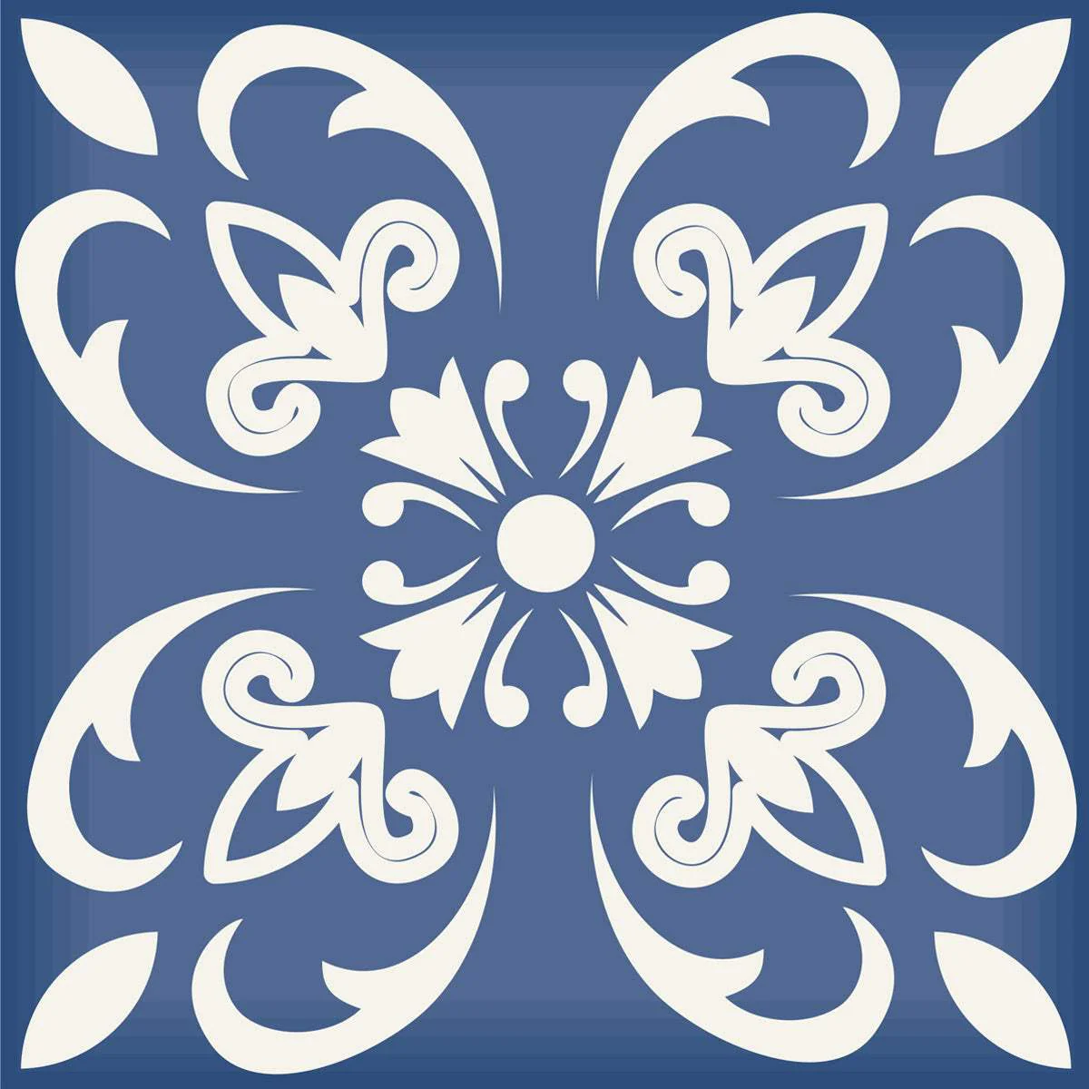 5" X 5" Wedgwood Blue And White  Peel And Stick Removable Tiles - Image 9