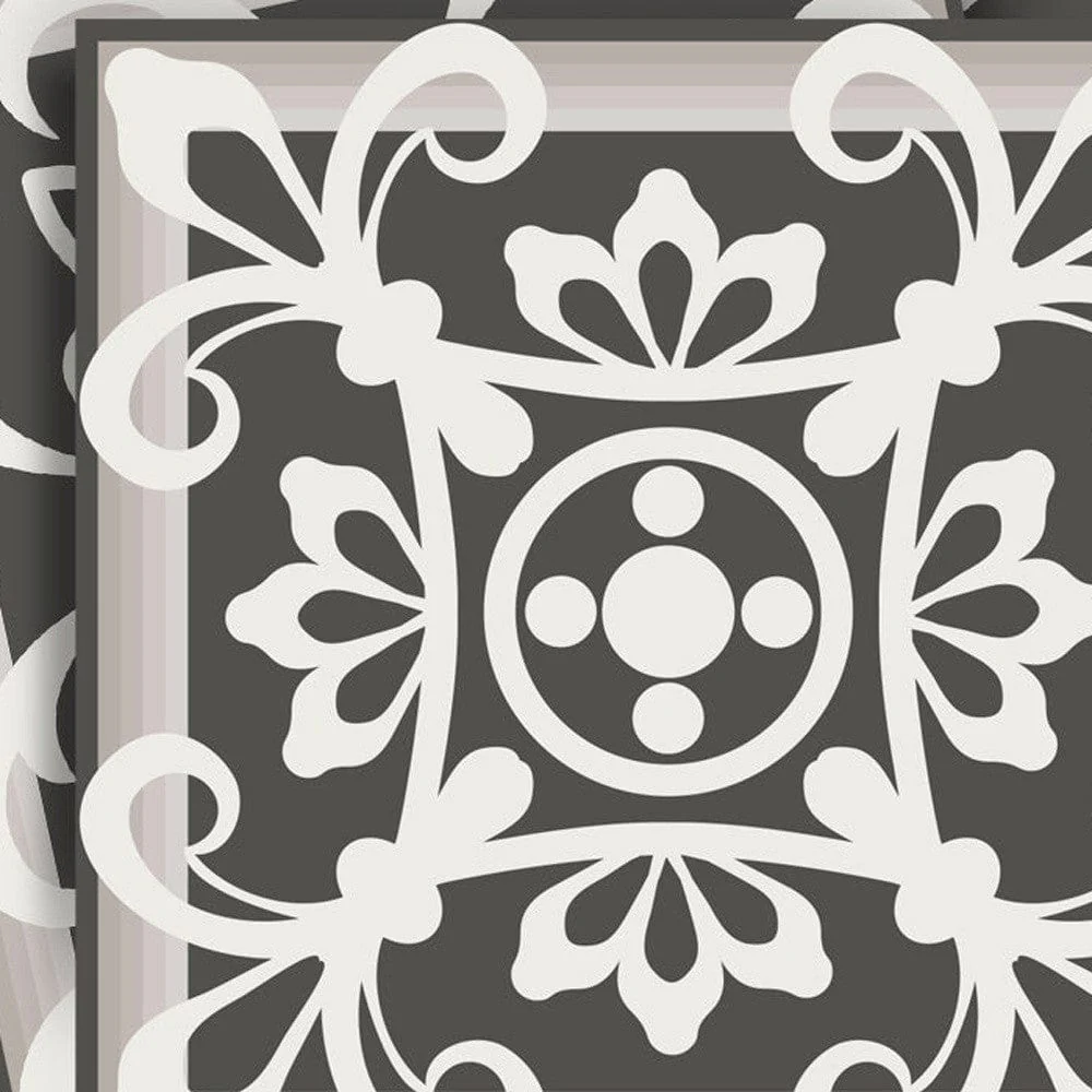 5" x 5" Wood Brown and White Mosaic Peel and Stick Removable Tiles - Image 3