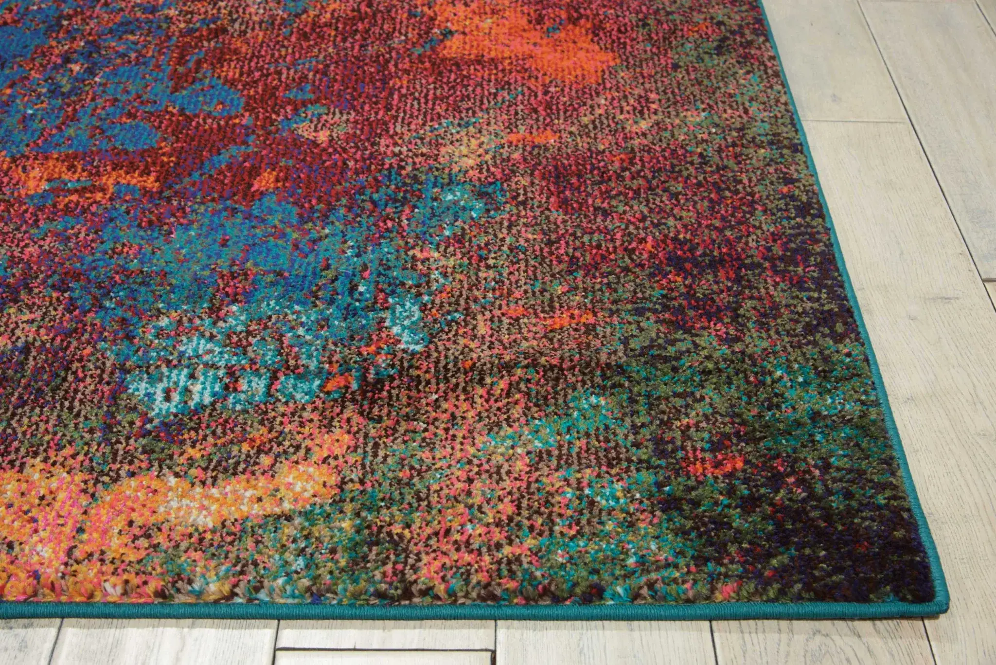 5' X 7' Atlantic Abstract Non Skid Area Rug - Image 5