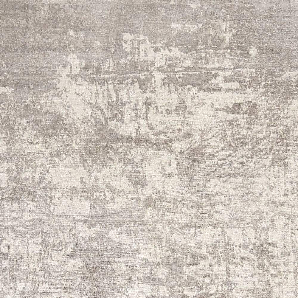 5' X 7' Beige Hand Loomed Abstract Brushstroke Indoor Area Rug - Image 4