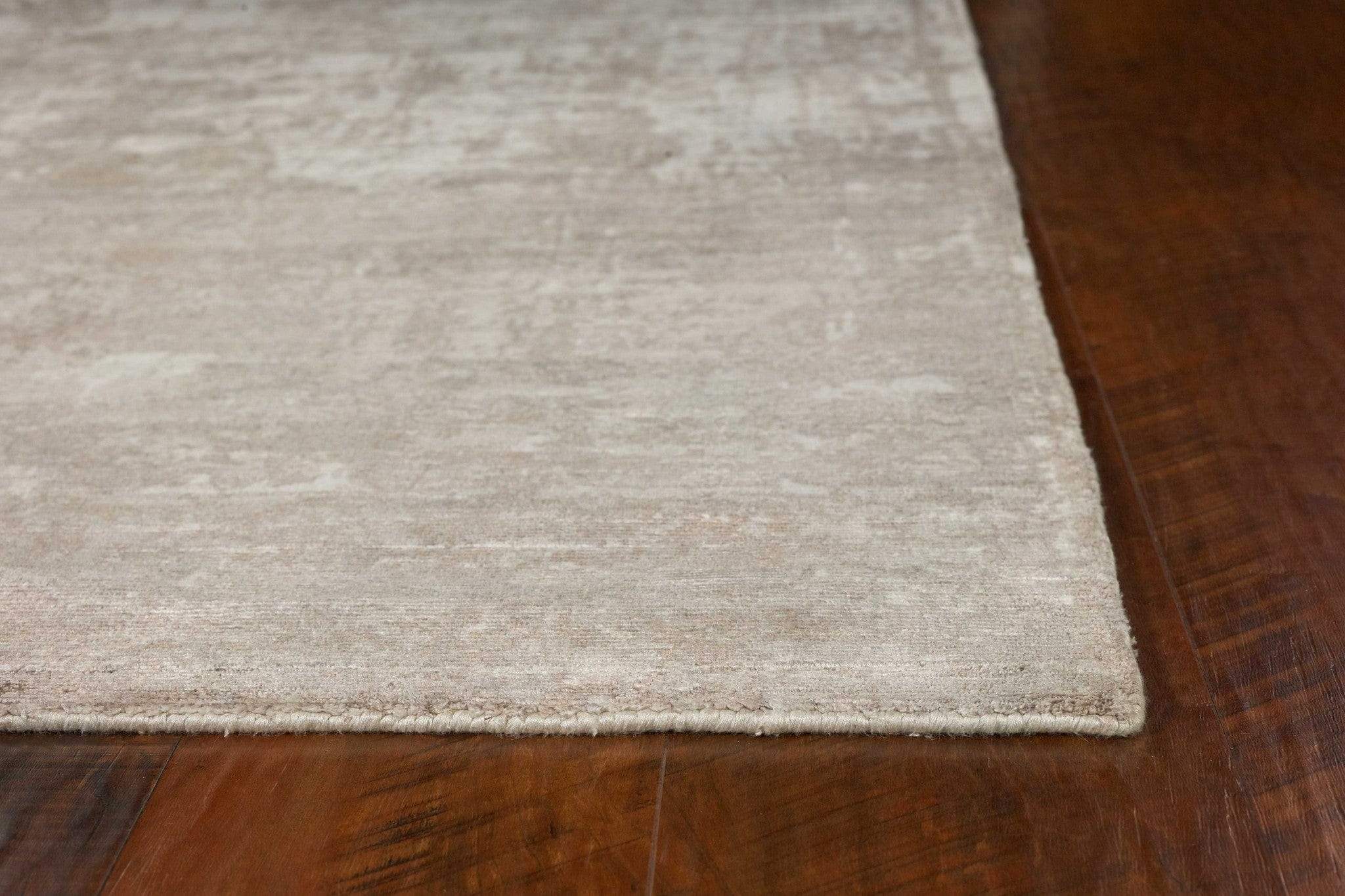 5' X 7' Beige Hand Loomed Abstract Brushstroke Indoor Area Rug - Image 8