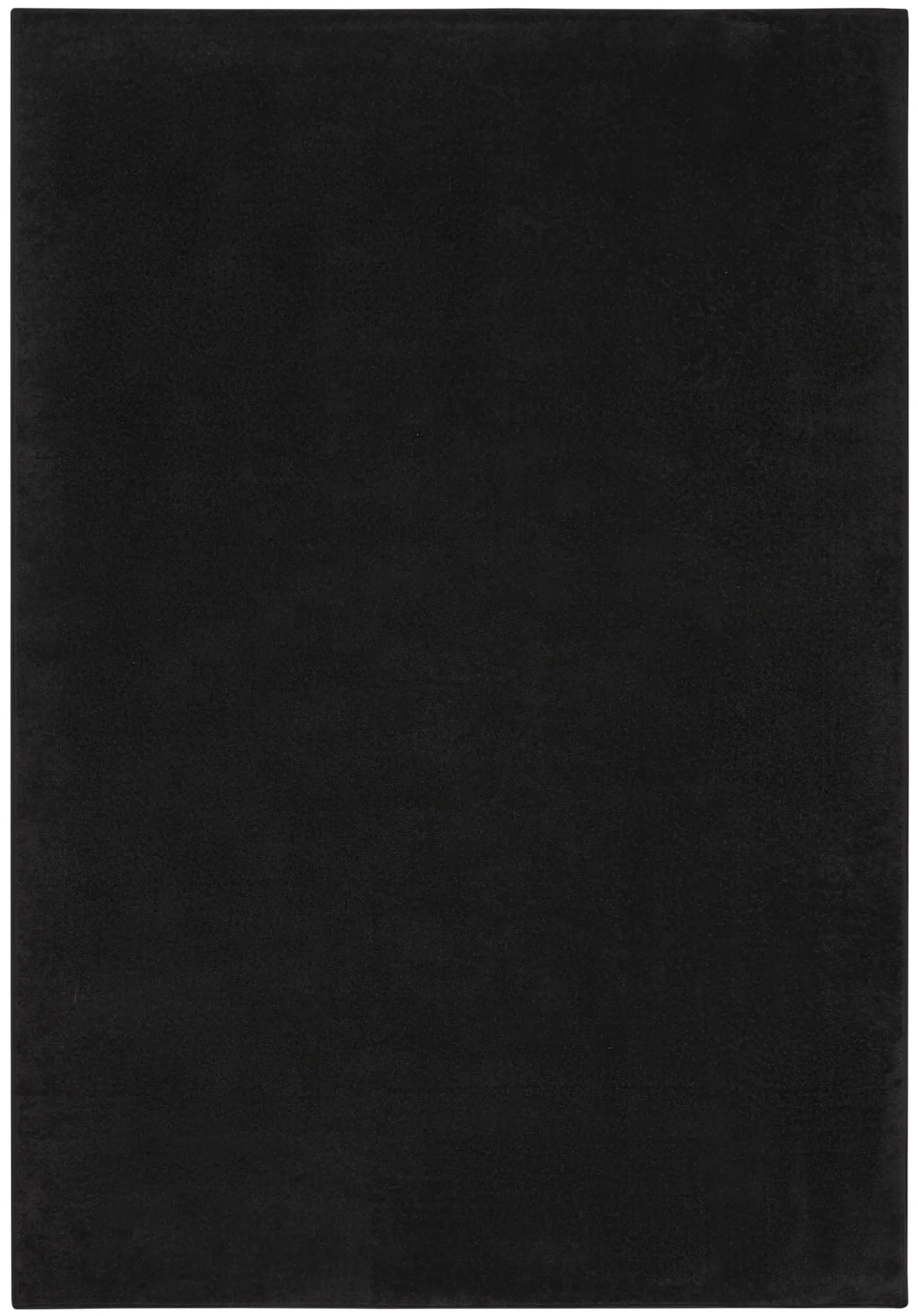 5' X 7' Black Stain Resistant Indoor Outdoor Area Rug - Image 2