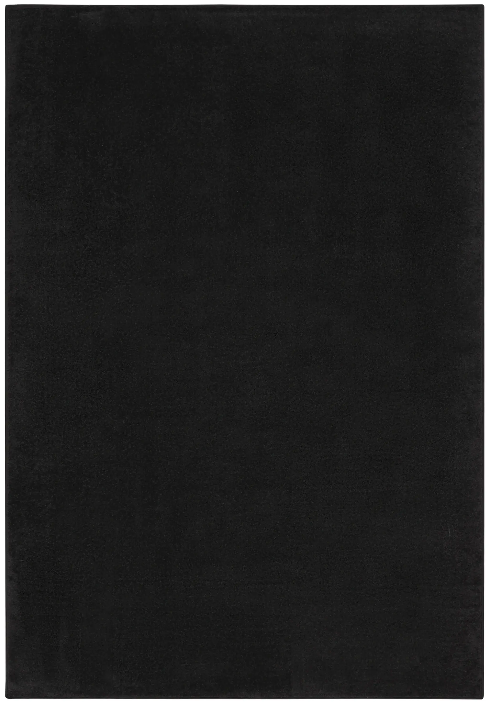 5' X 7' Black Stain Resistant Indoor Outdoor Area Rug - Image 3