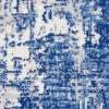 5' X 7' Blue And Ivory Abstract Dhurrie Area Rug - Image 6
