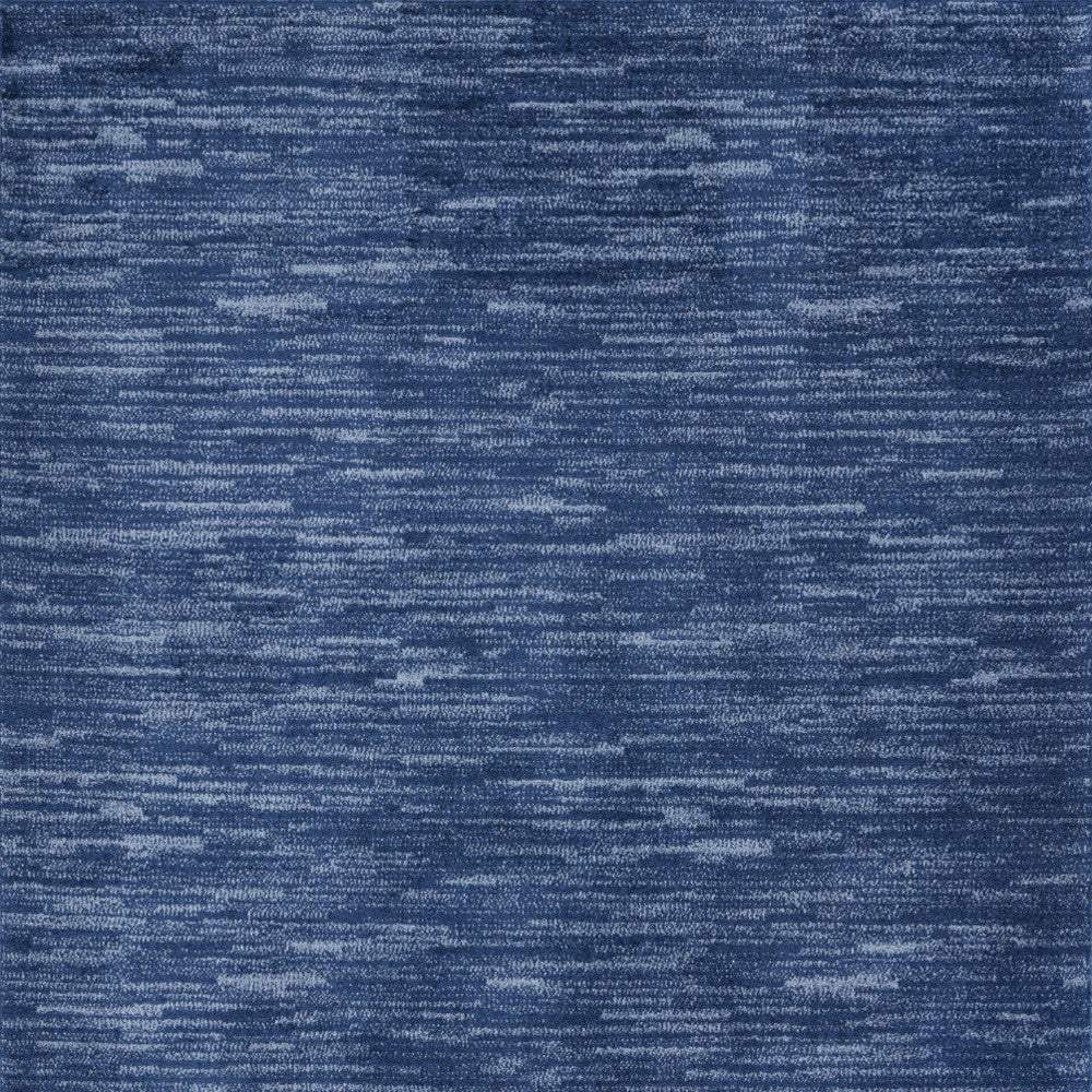 5' X 7' Blue Non Skid Indoor Outdoor Area Rug - Image 7