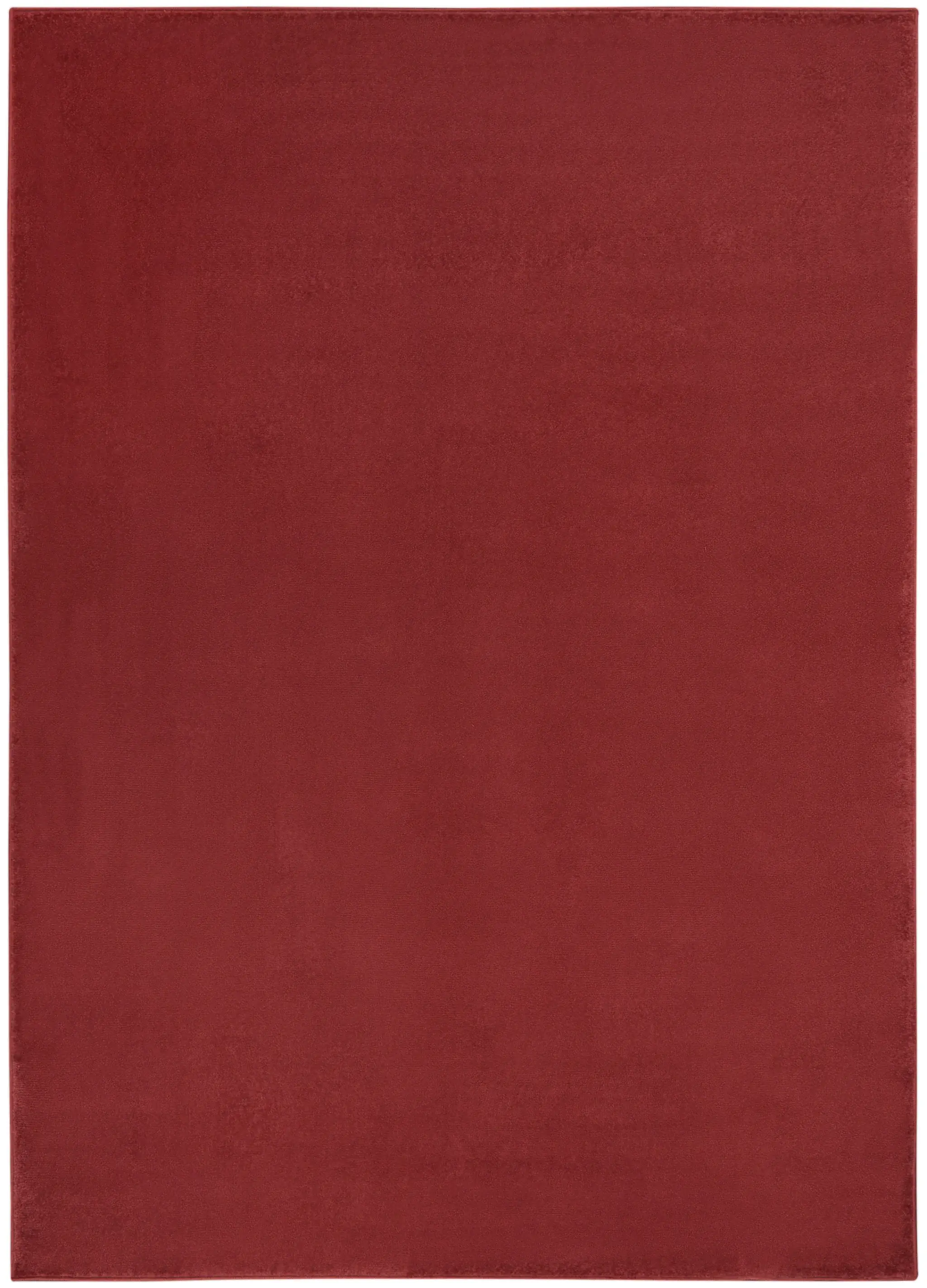 5' X 7' Brick Red Stain Resistant Indoor Outdoor Area Rug - Image 2