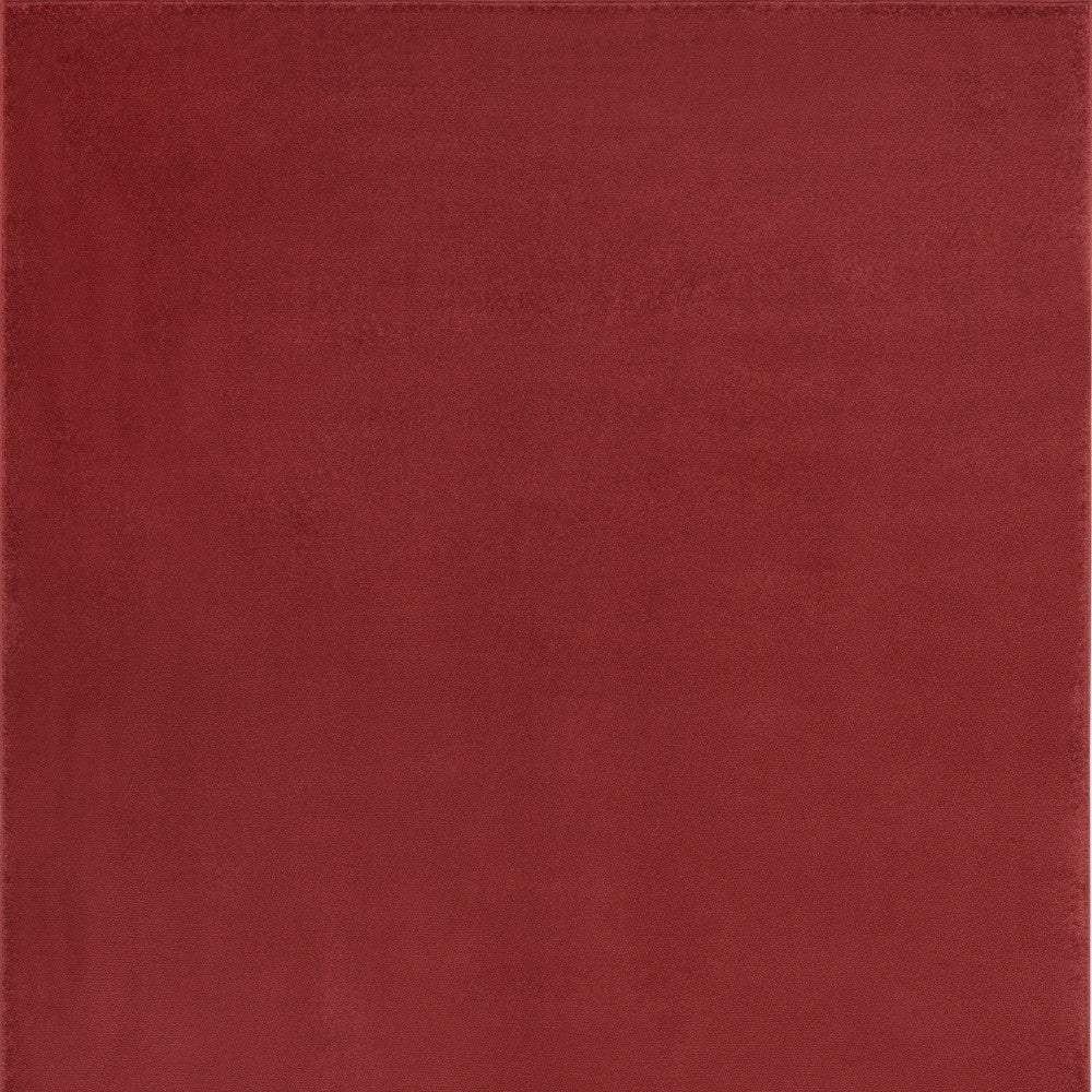 5' X 7' Brick Red Stain Resistant Indoor Outdoor Area Rug - Image 9