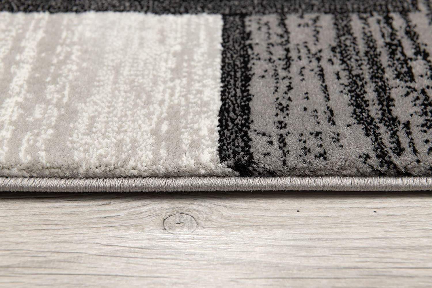 5' X 7' Gray Abstract Dhurrie Area Rug - Image 5