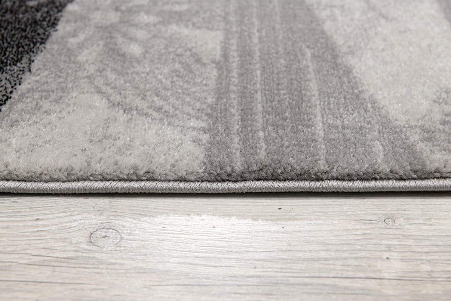 5' X 7' Gray Abstract Dhurrie Area Rug - Image 9