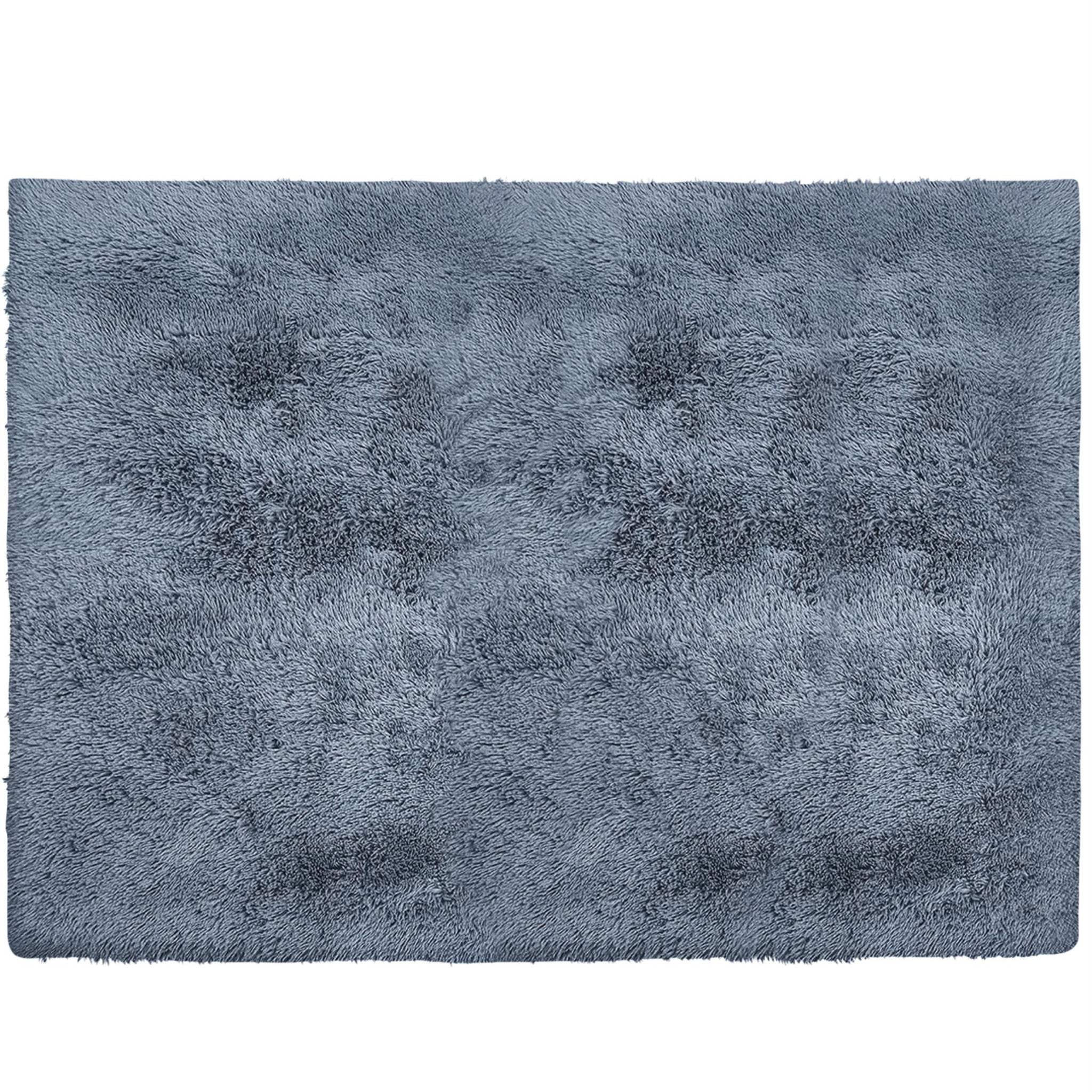 5' X 7' Gray Shag Non Skid Area Rug - Image 3