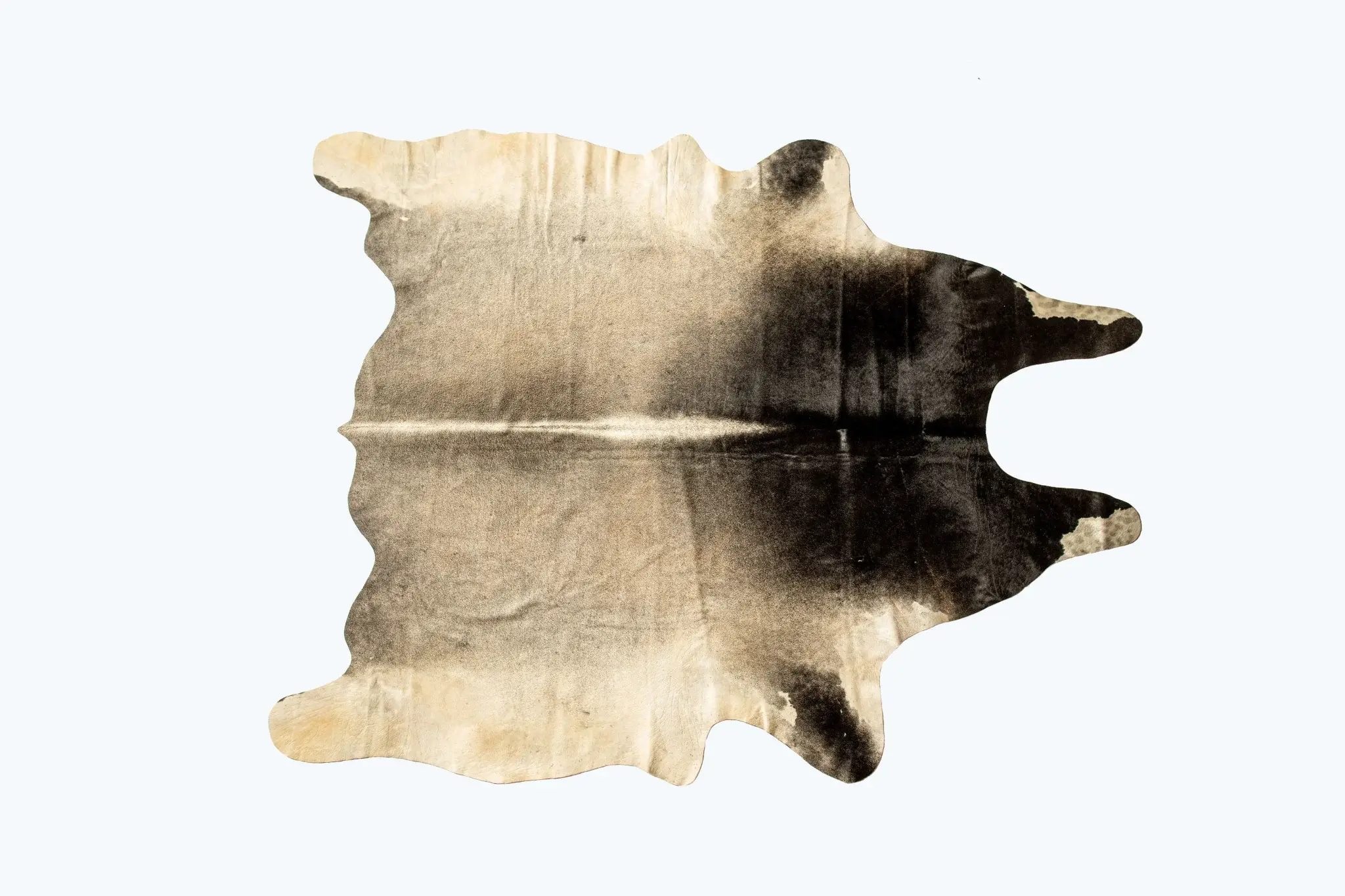 5' X 7' Grey Normande Cowhide Ombre Cowhide Handmade Area Rug - Image 3