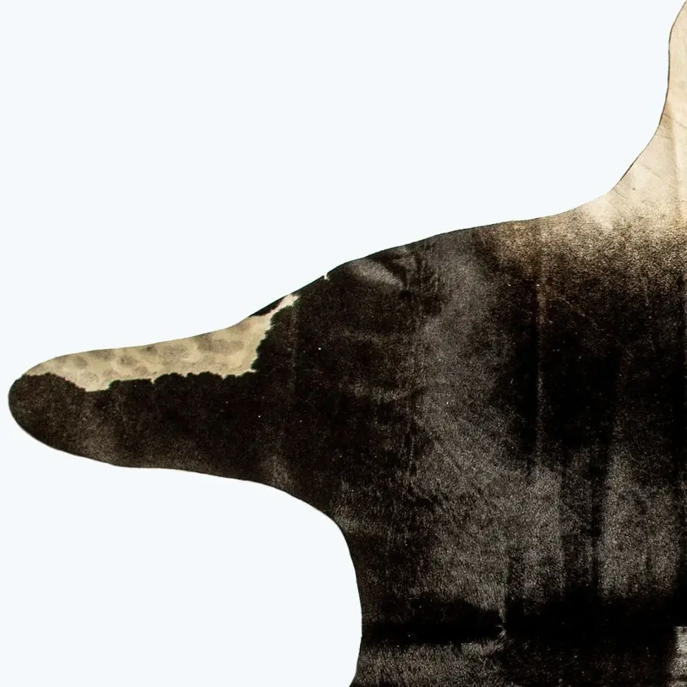 5' X 7' Grey Normande Cowhide Ombre Cowhide Handmade Area Rug - Image 4