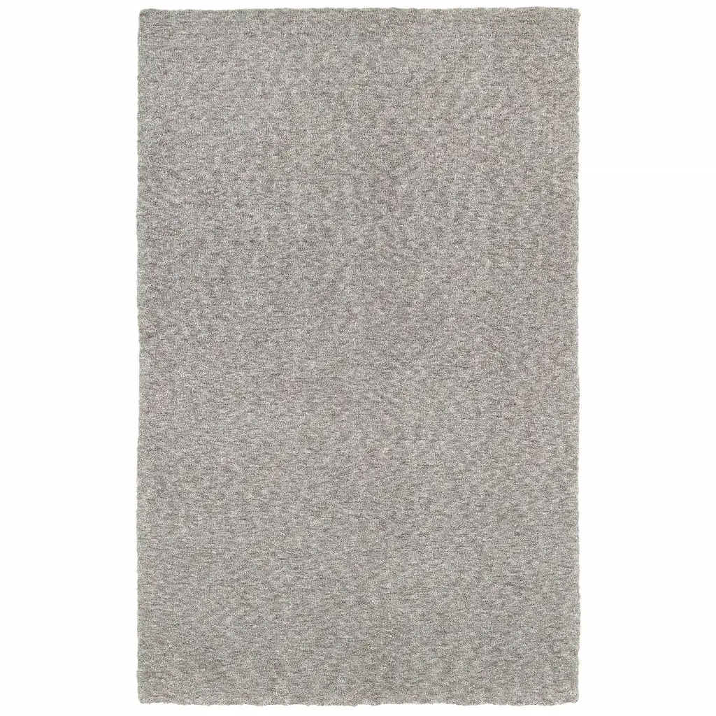 5' X 7' Modern Shaggy Soft Gray Indoor Area Rug - Image 2