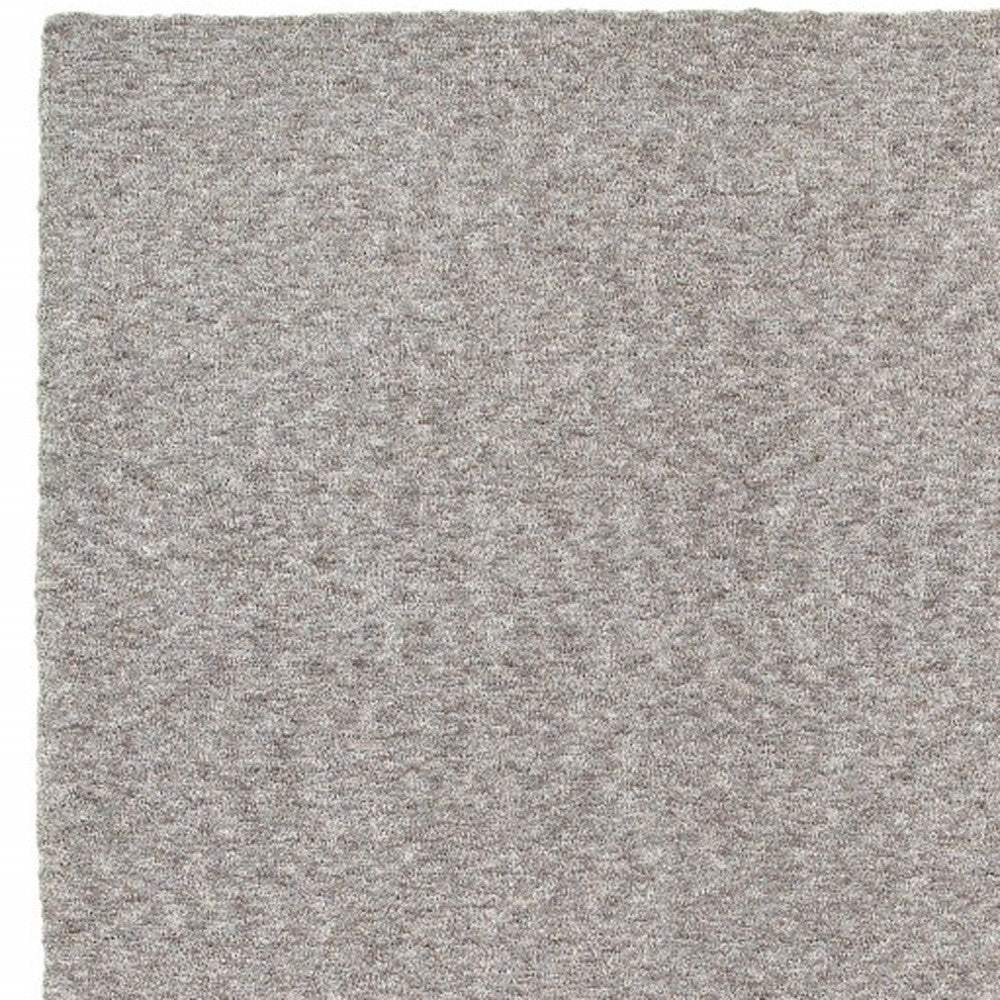 5' X 7' Modern Shaggy Soft Gray Indoor Area Rug - Image 4