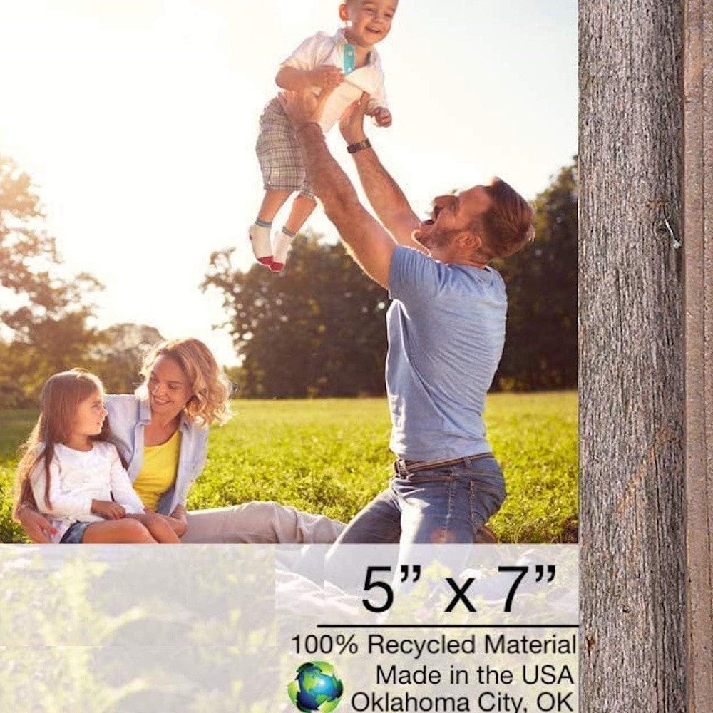 5" X 7" Natural Weathered Gray Picture Frame - Image 2