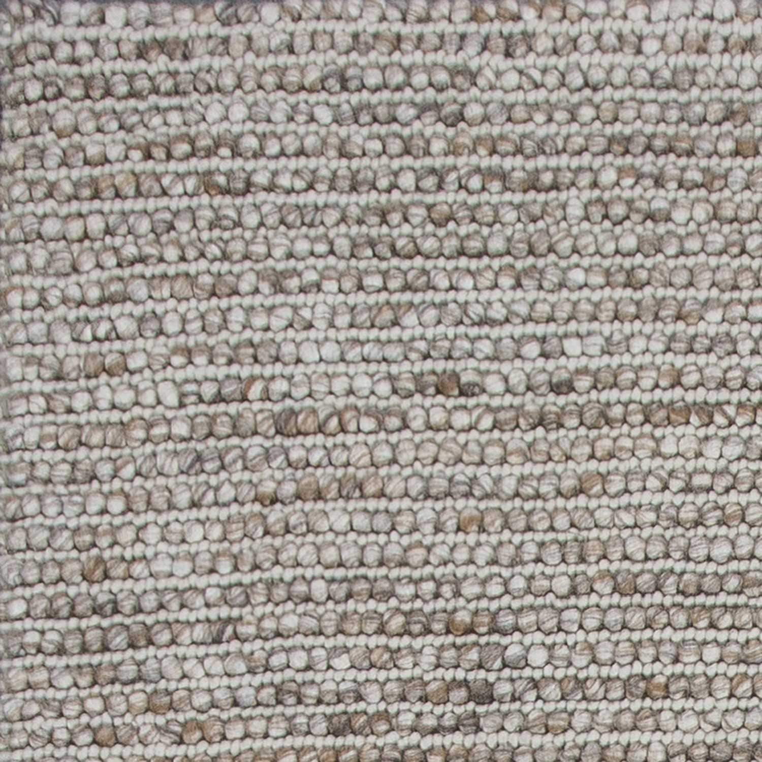 5' X 7'  Natural Wool Boucle Berber Style Area Rug - Image 4