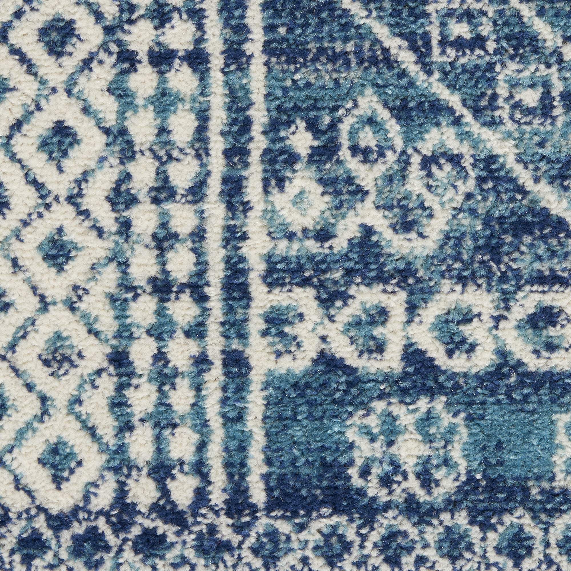5' X 7' Navy Blue Power Loom Area Rug - Image 9