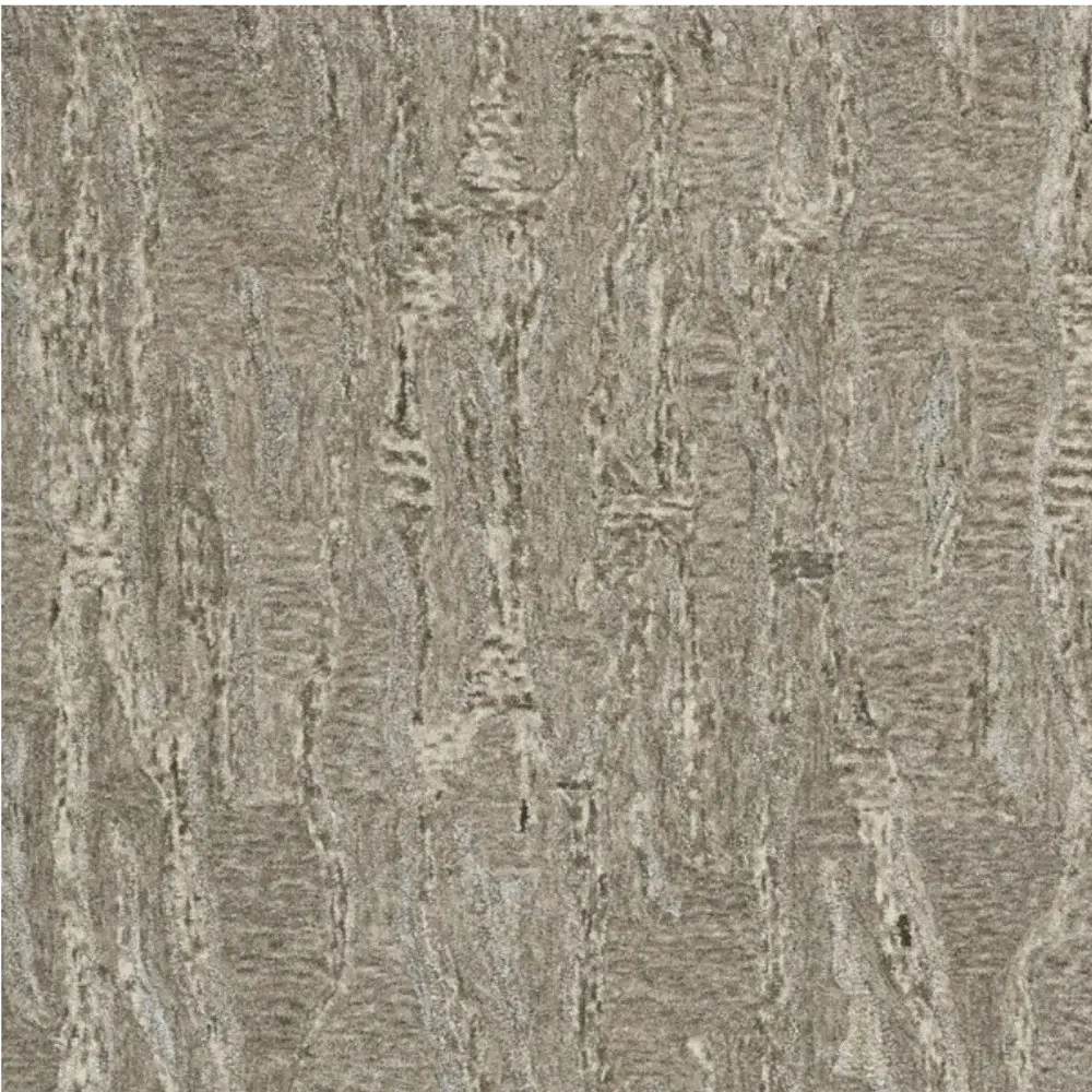 5' X 7' Sand Plain Wool Indoor Area Rug With Viscose Highlights - Image 4