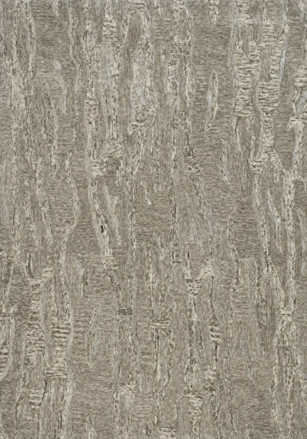 5' X 7' Sand Plain Wool Indoor Area Rug With Viscose Highlights - Image 5