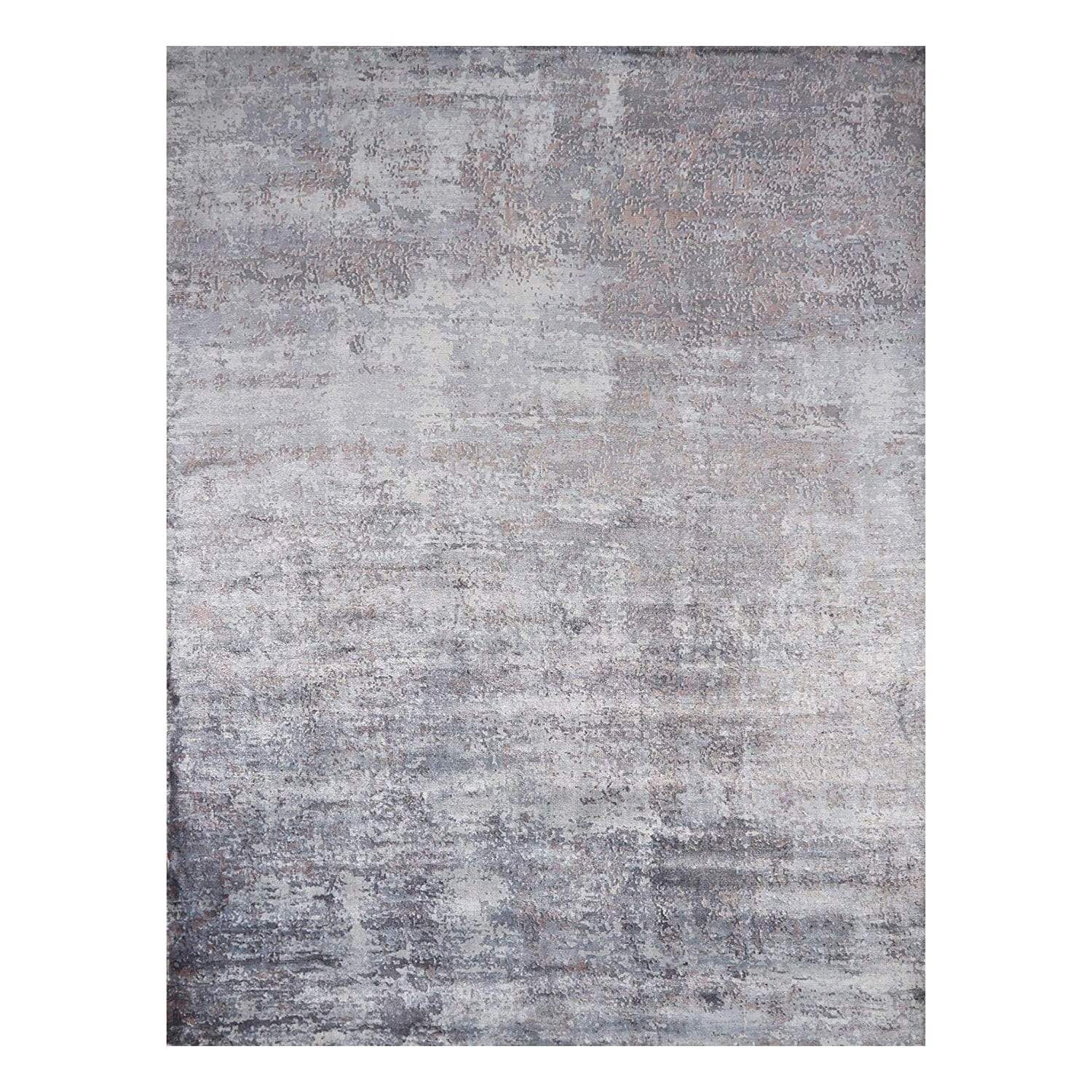 5' X 7'  Viscose Slate Area Rug - Image 2